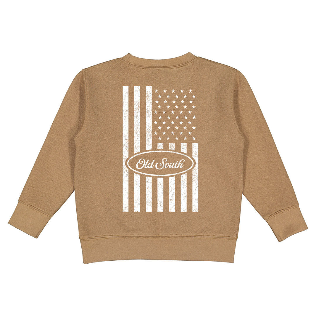 Stars, Stripes & Camo - Crewneck Sweatshirt - Toddler
