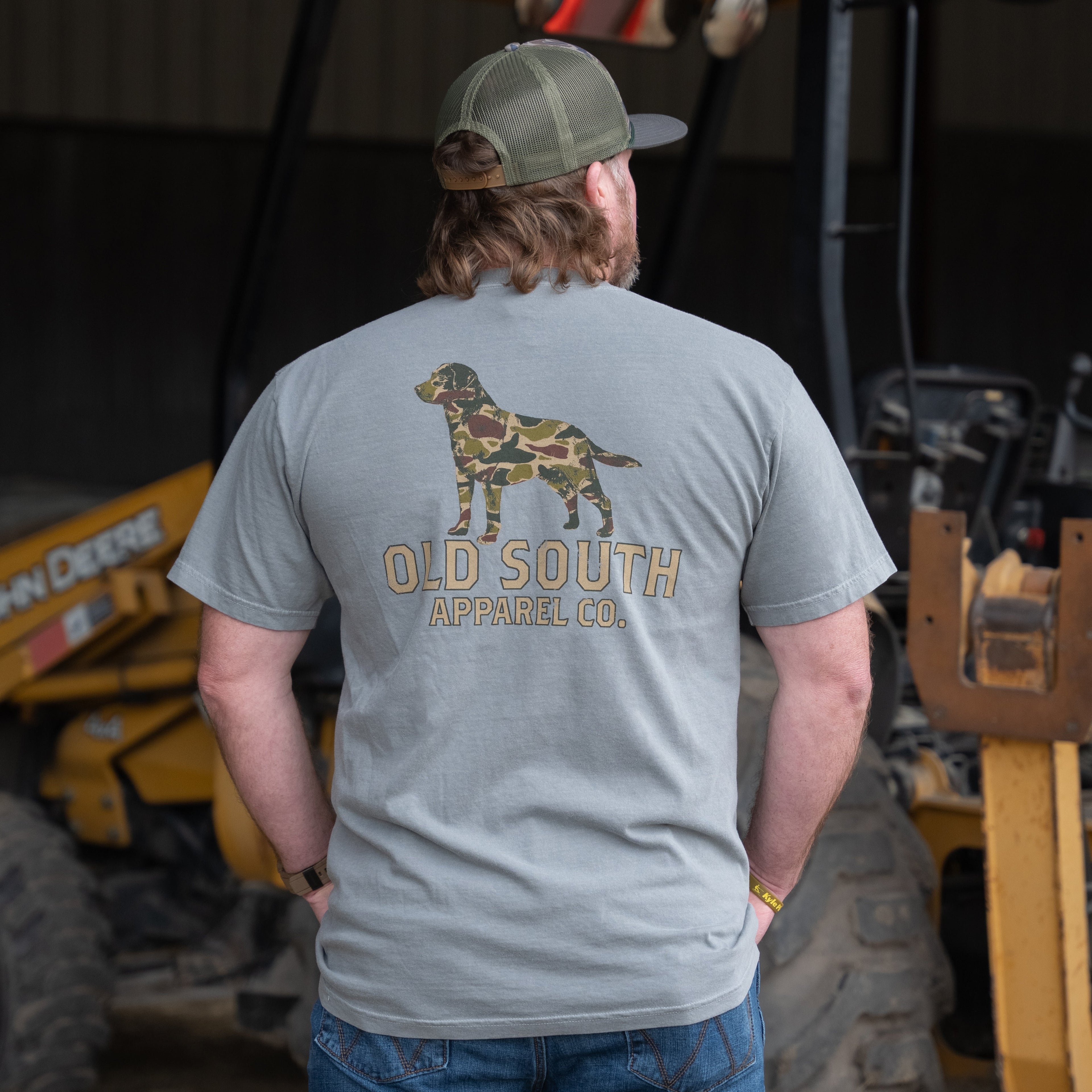 Dog Outline Thicket Camo - Short Sleeve