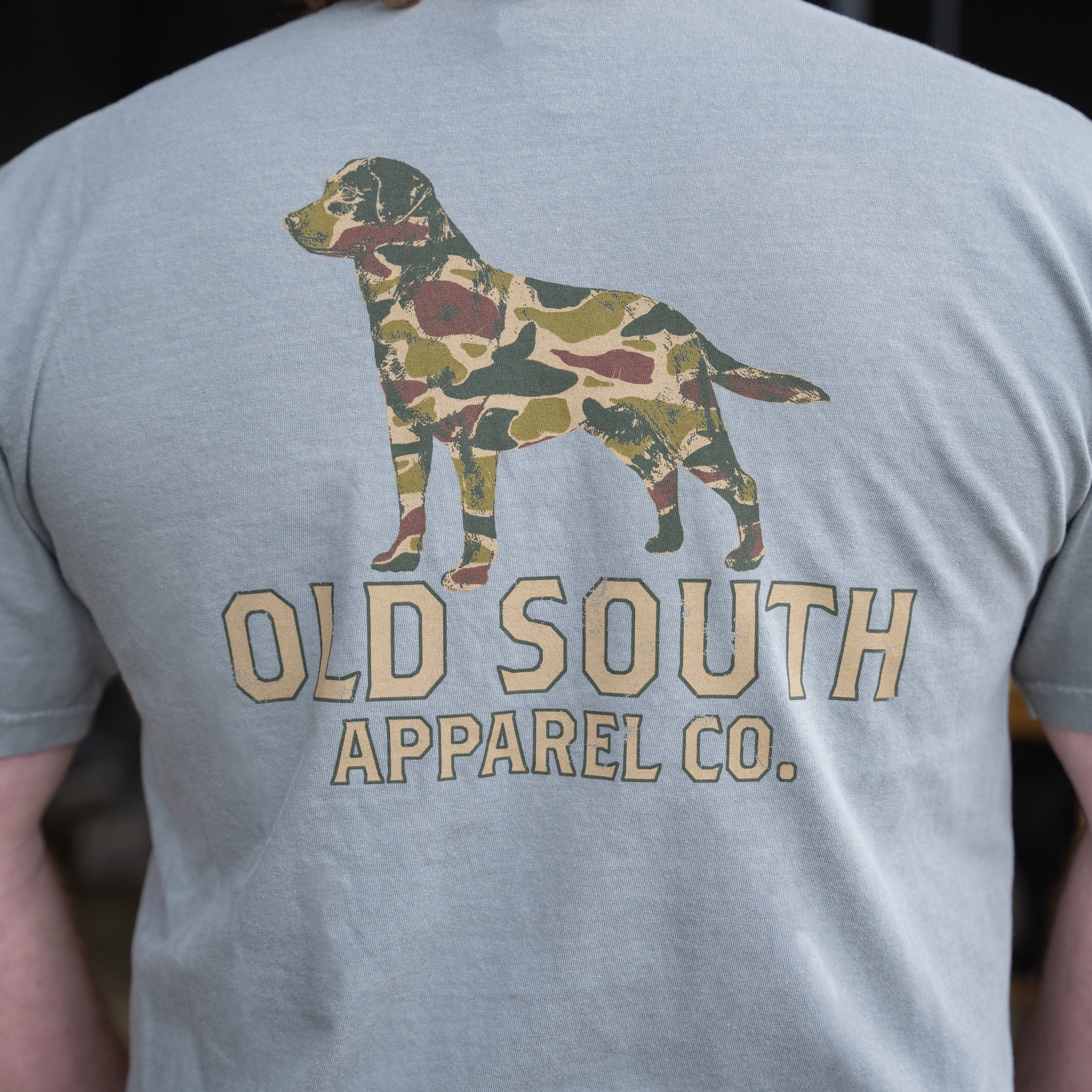 Dog Outline Thicket Camo - Short Sleeve