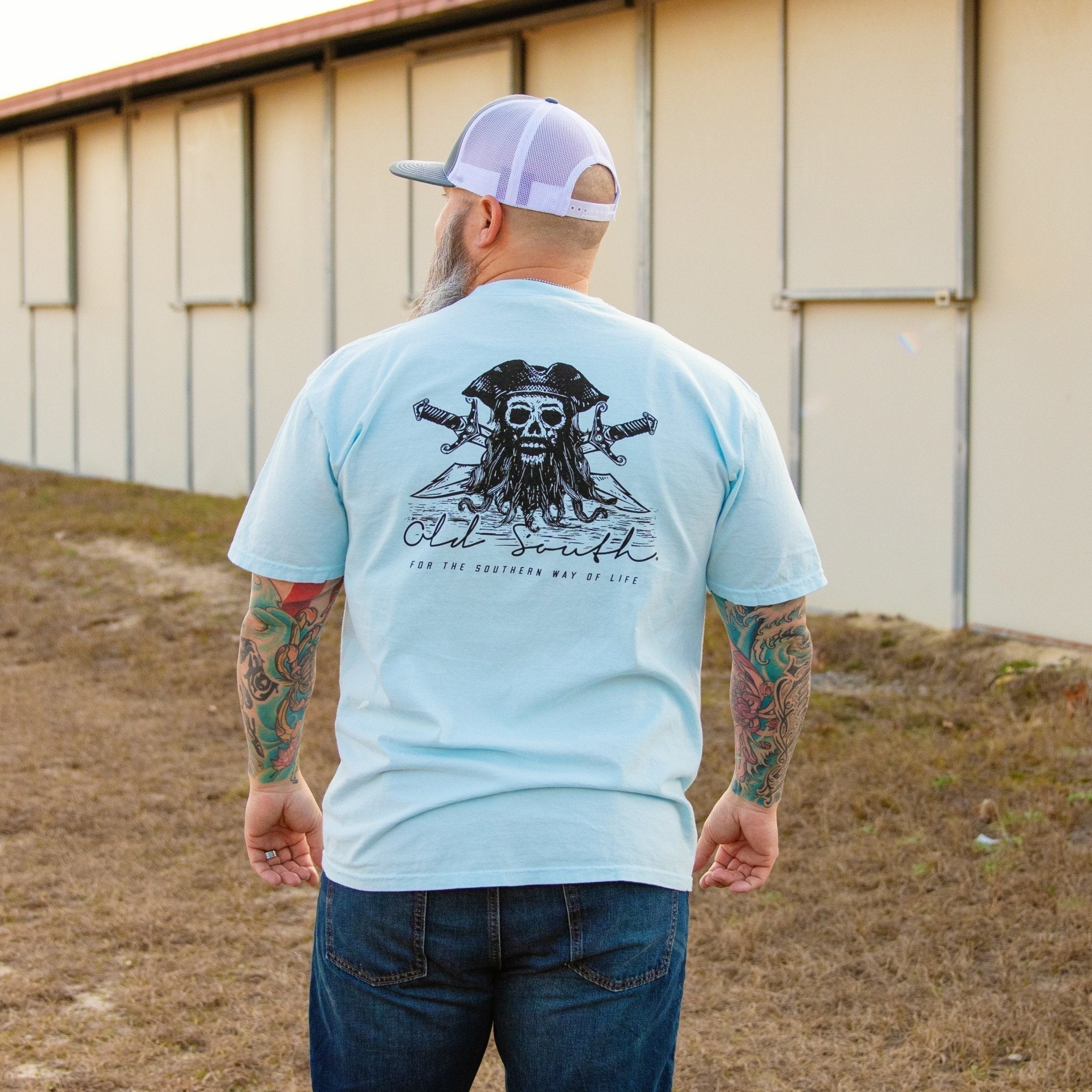 Blackbeard Silhouette - Short Sleeve - Old South Apparel