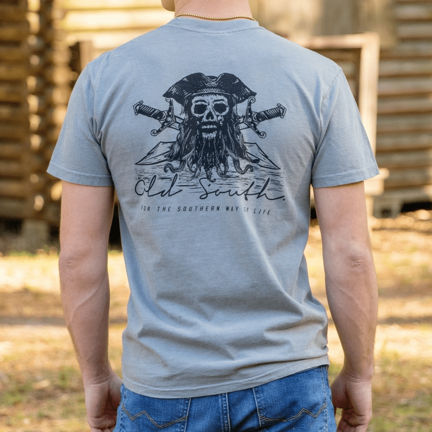 Blackbeard Silhouette - Short Sleeve - Old South Apparel