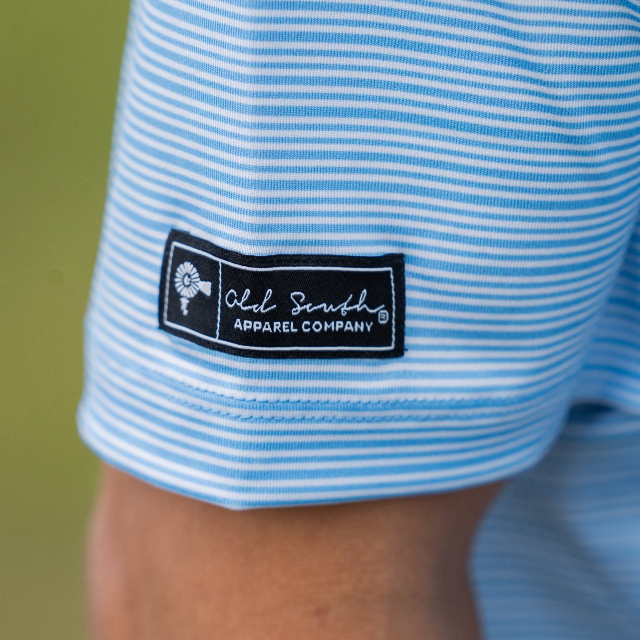 Blue Sky Stripe - Performance Polo - Old South Apparel