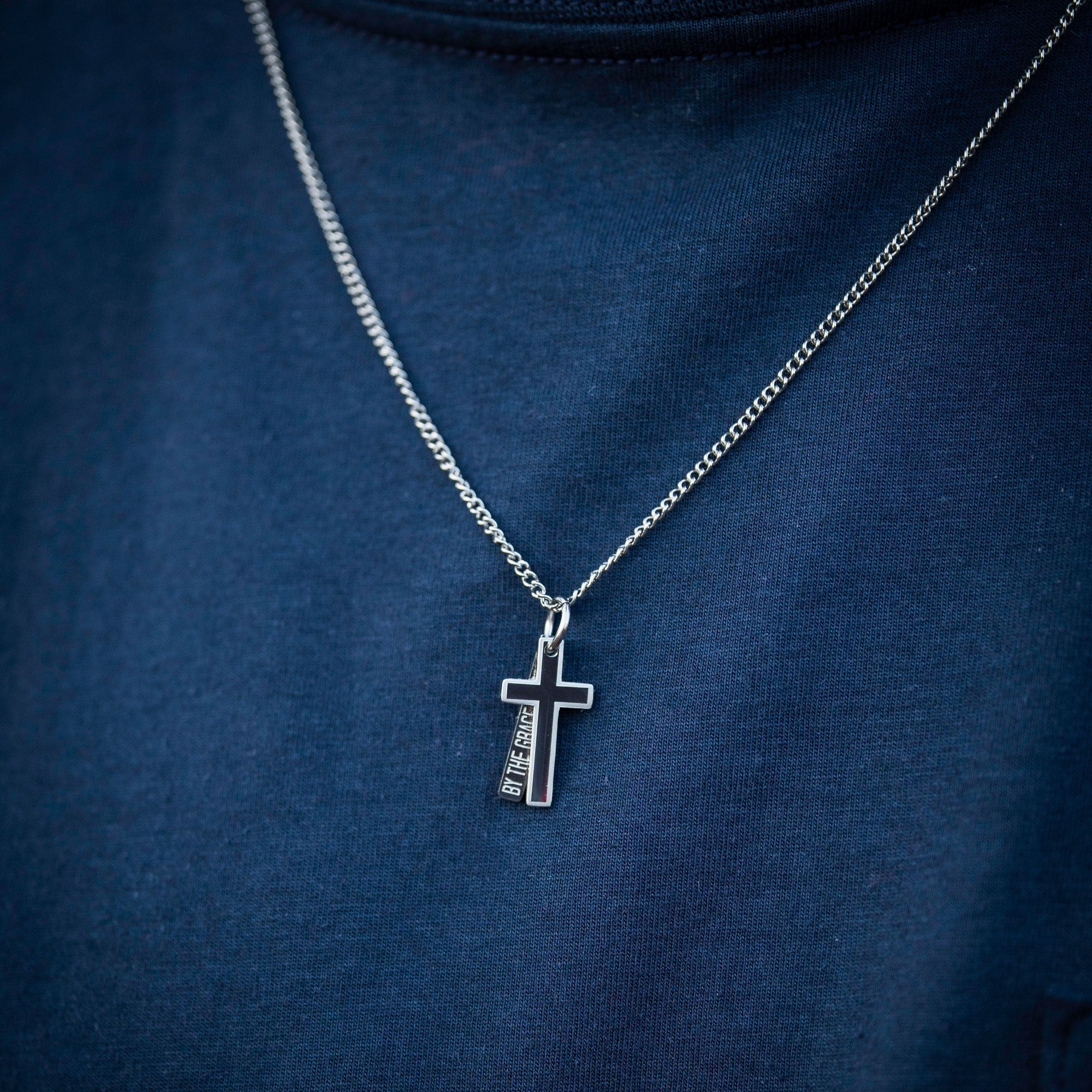 Cross - Stainless Steel Necklace and Pendant - Old South Apparel