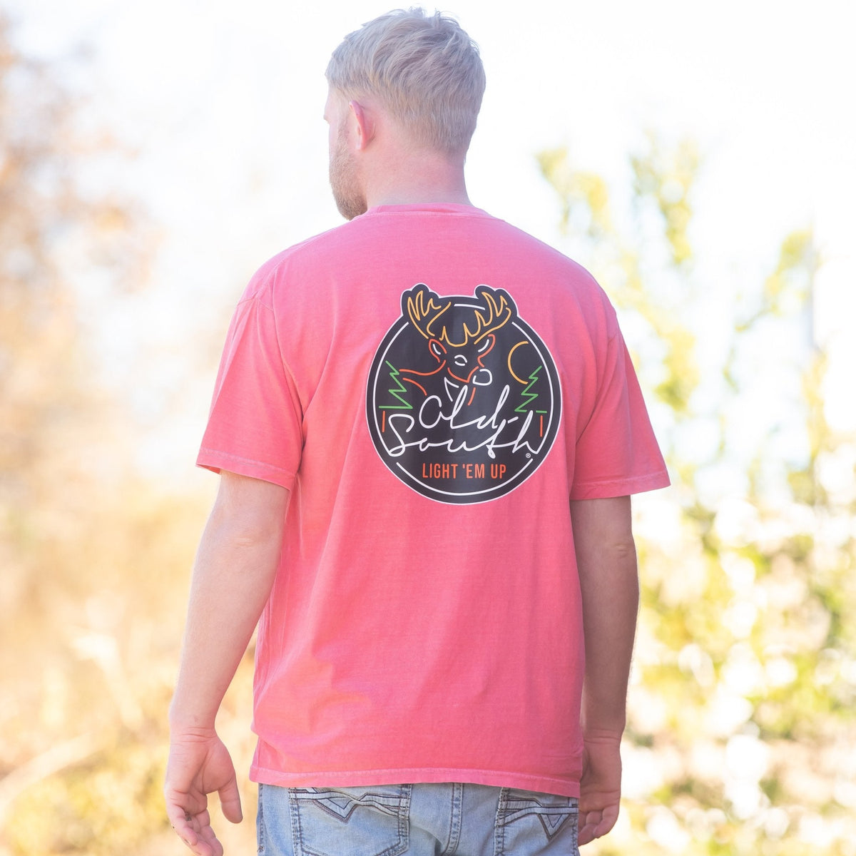 ETA (2/15) Neon Deer Sign - Short Sleeve - Old South Apparel