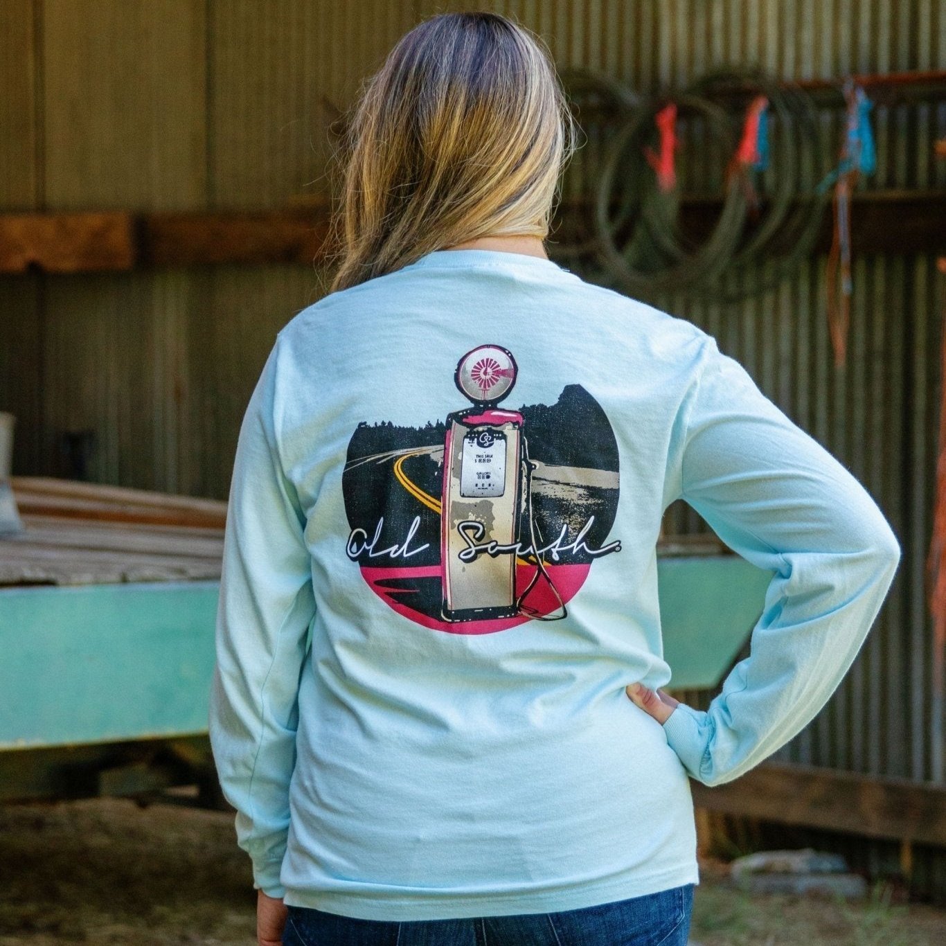 Gas Pump - Long Sleeve - Old South Apparel