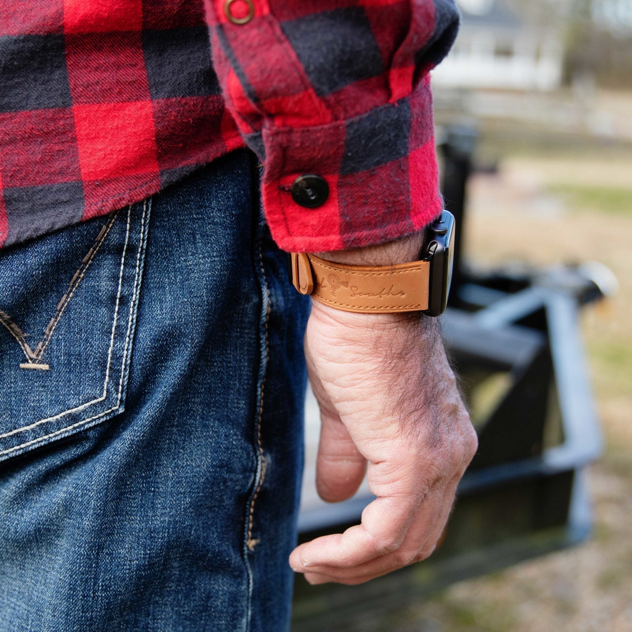 Leather Apple Watch Band - Old South Apparel