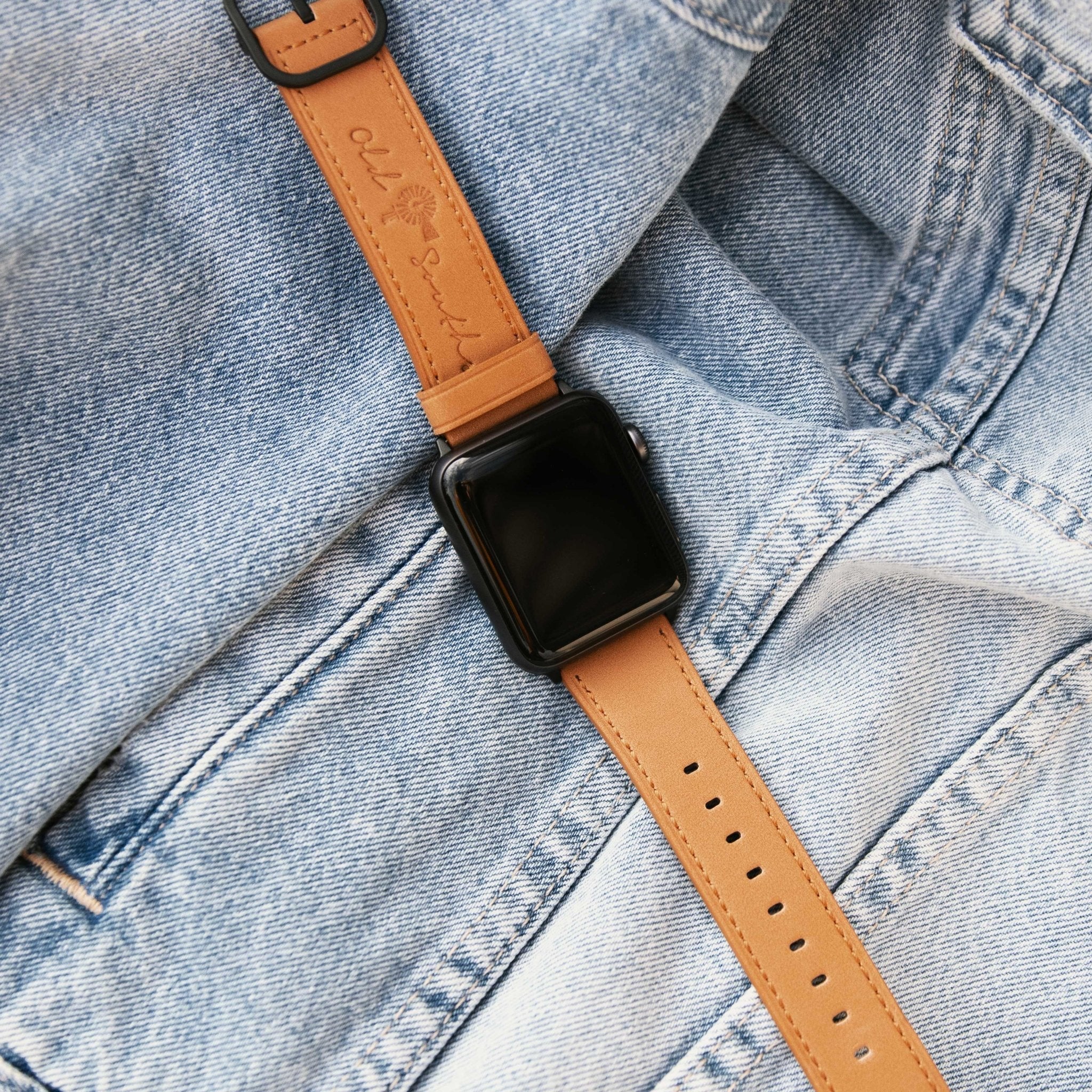 Leather Apple Watch Band - Old South Apparel