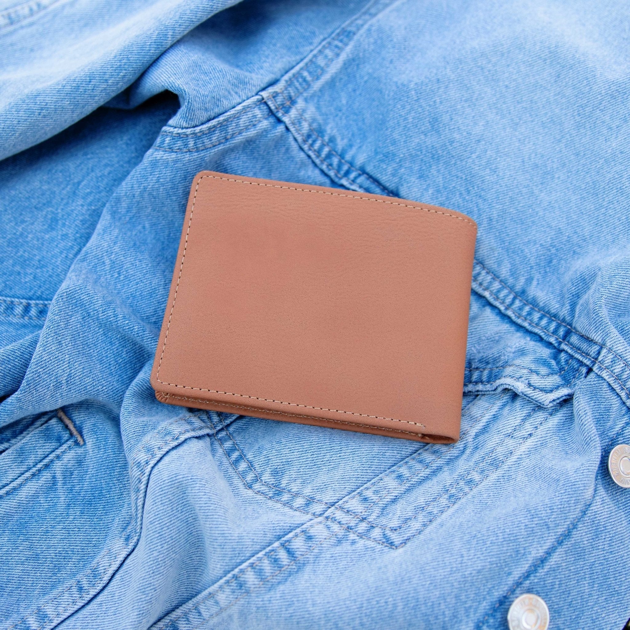 Leather Bi - Fold Wallet - Old South Apparel