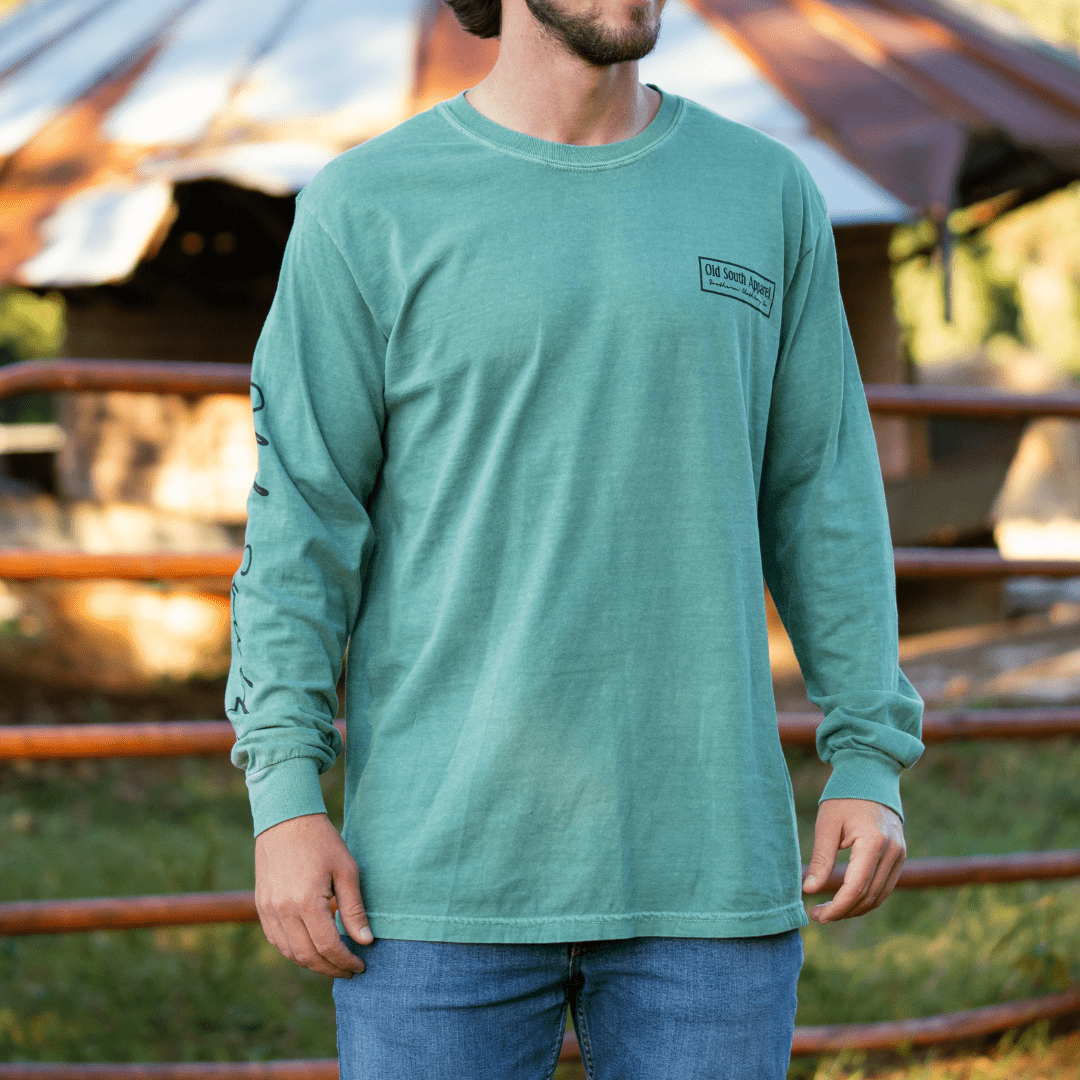 Logo Flag - Long Sleeve - Old South Apparel