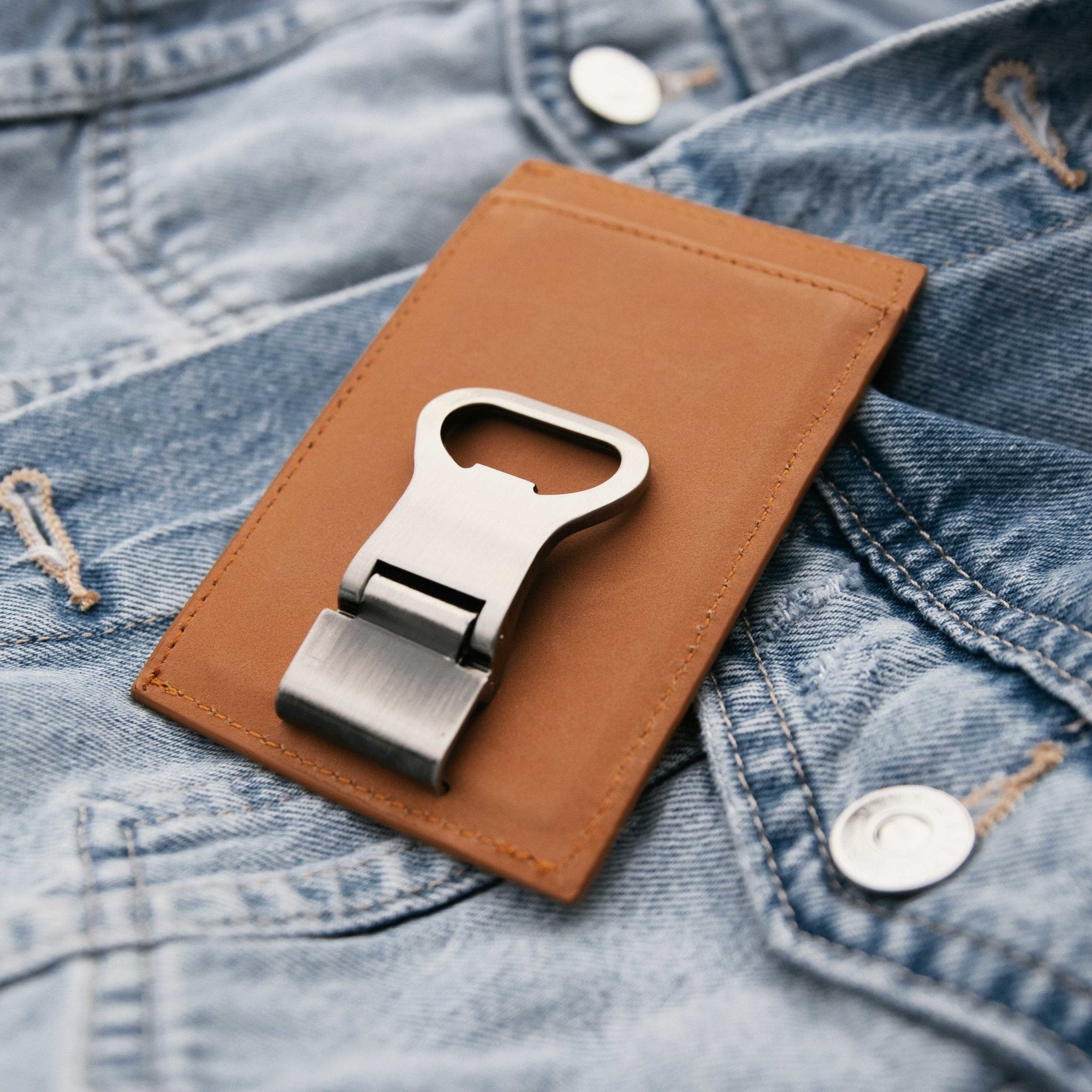 OldSouthApparel_Leather Money Clip with Bottle Opener