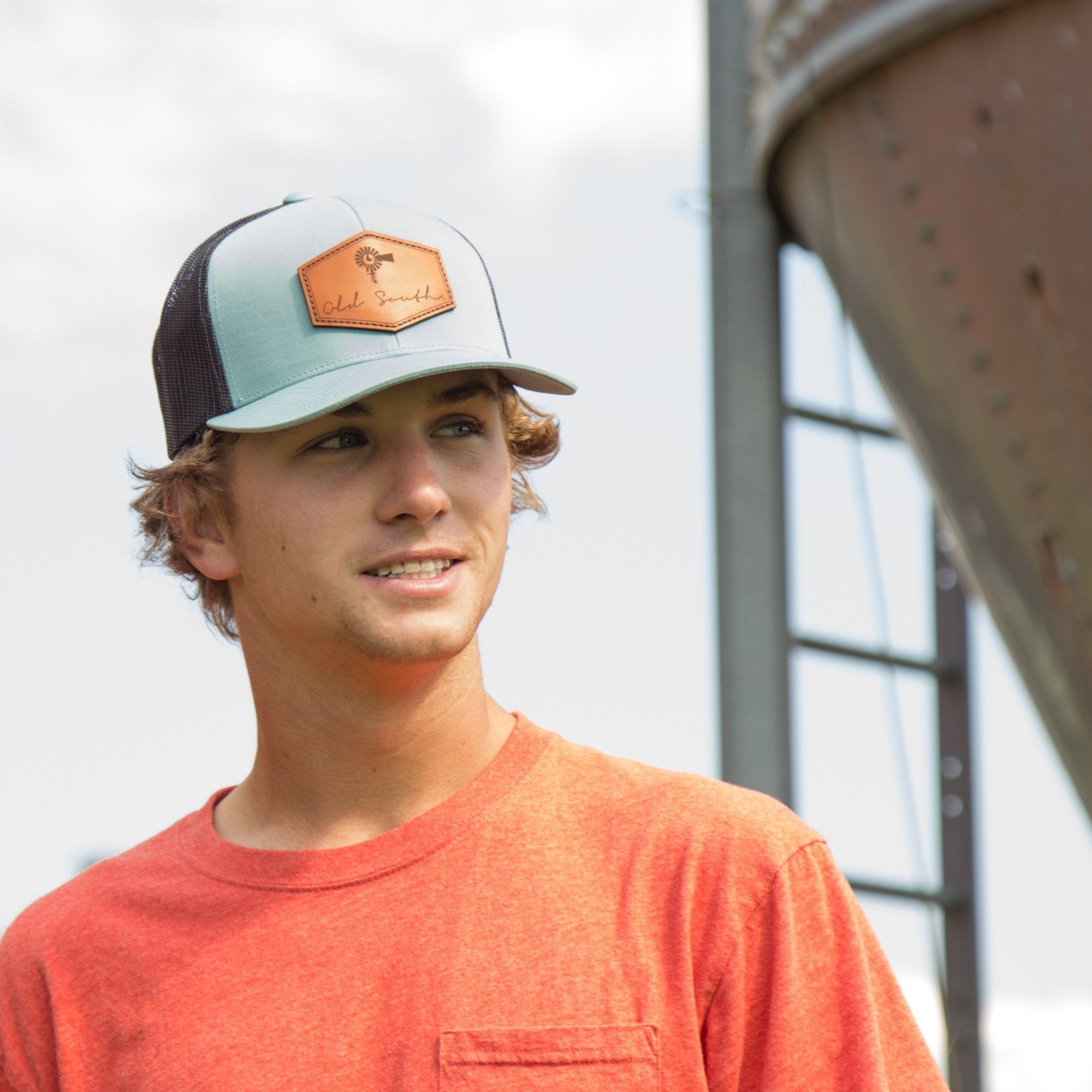 Signature Leather Patch - Trucker Hat - Old South Apparel