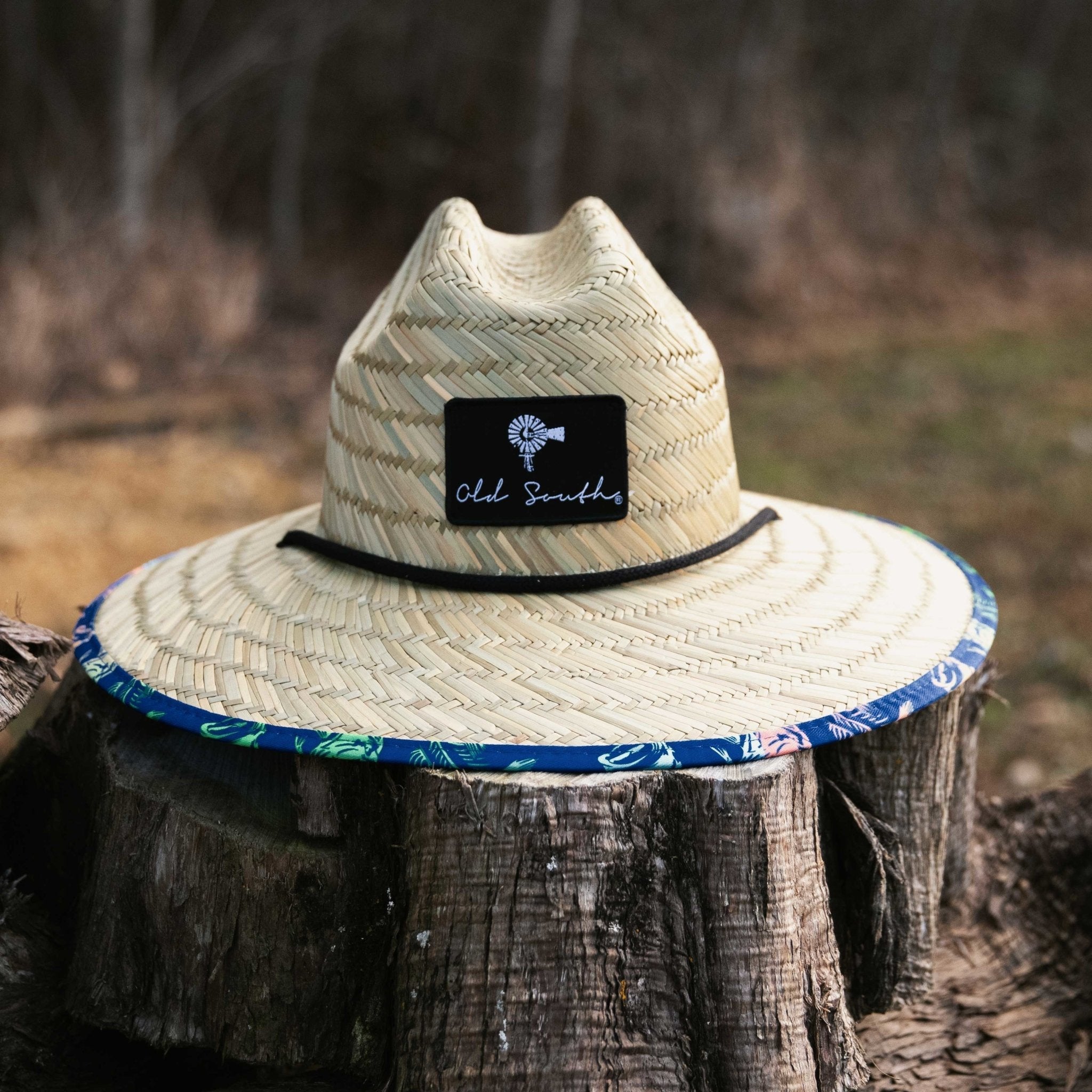 Skully Colored - Straw Hat - Old South Apparel
