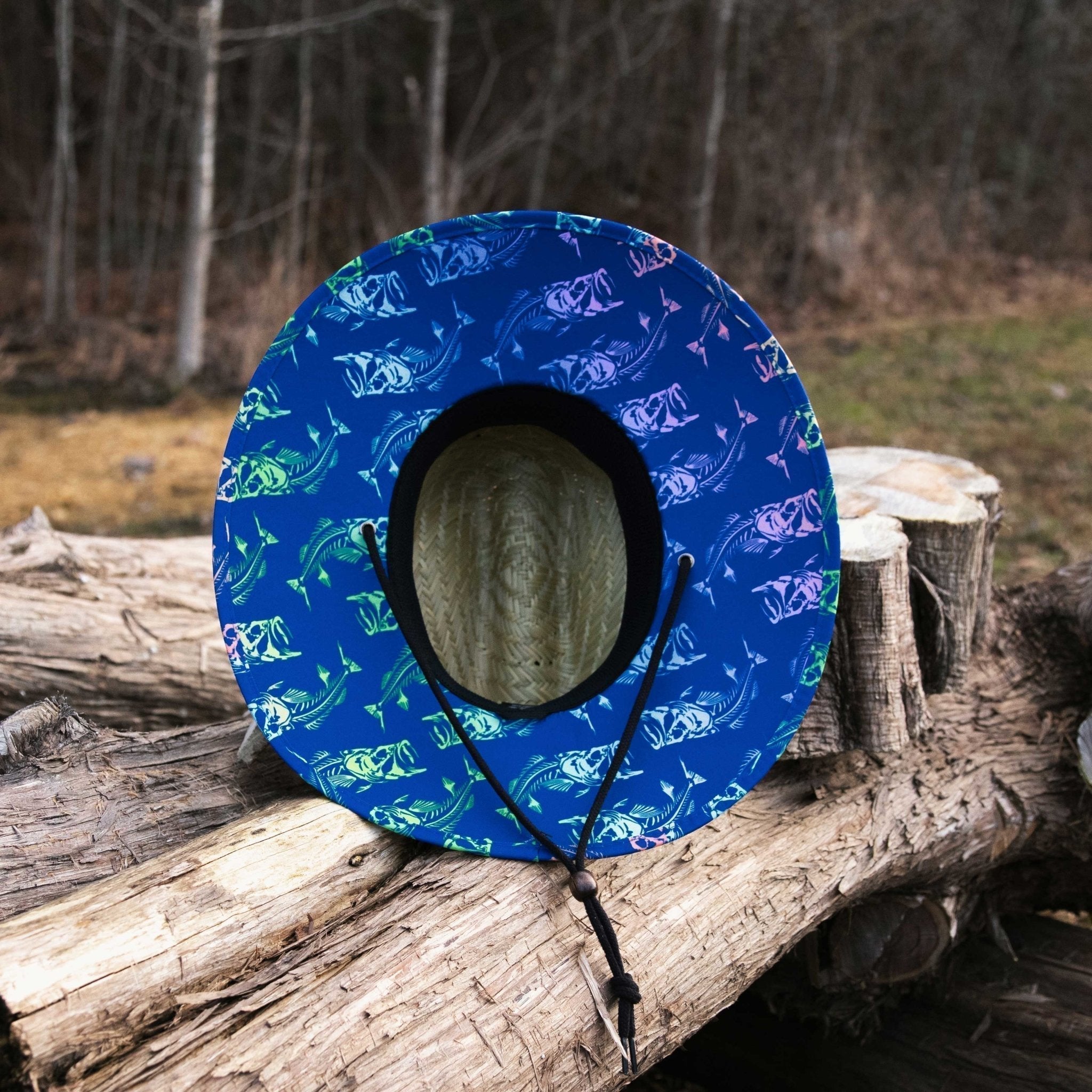 Skully Colored - Straw Hat - Old South Apparel