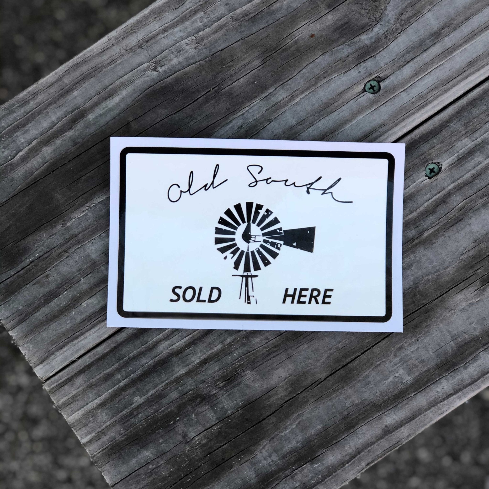 Sold Here Decal - Old South Apparel