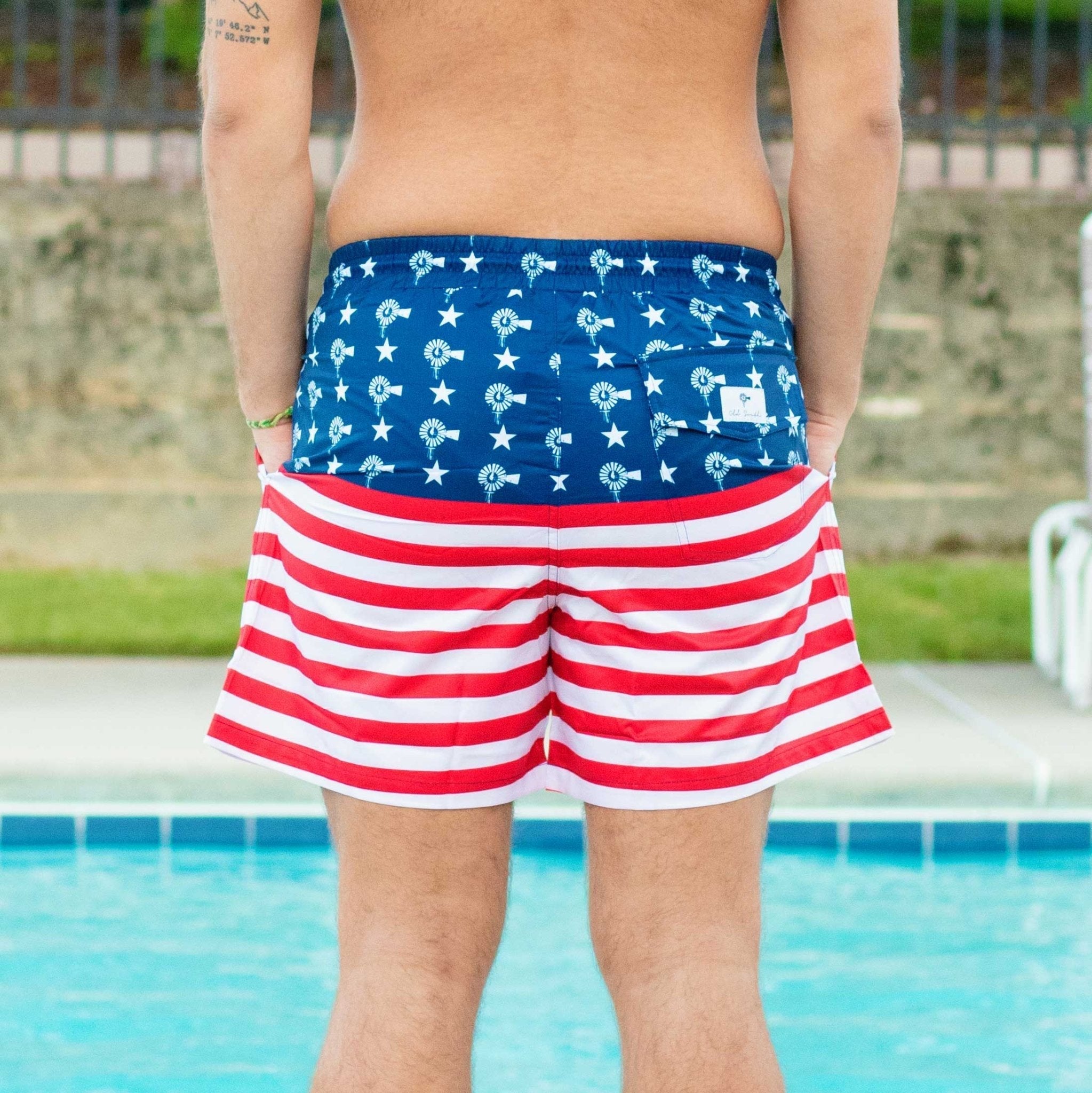 USA - Soft Mesh Swim Trunks - Old South Apparel