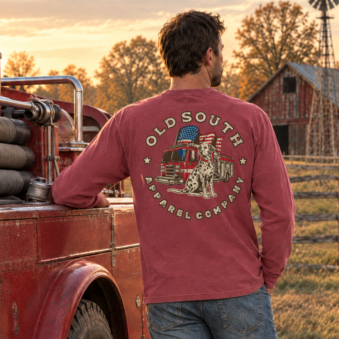 Old Glory Fire Brigade - Long Sleeve