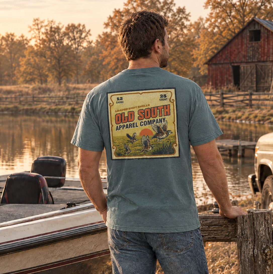 Vintage Shotgun Shell Box - Short Sleeve
