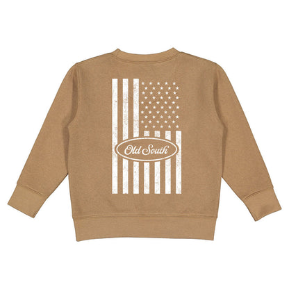 Stars, Stripes &amp; Camo - Crewneck Sweatshirt - Toddler