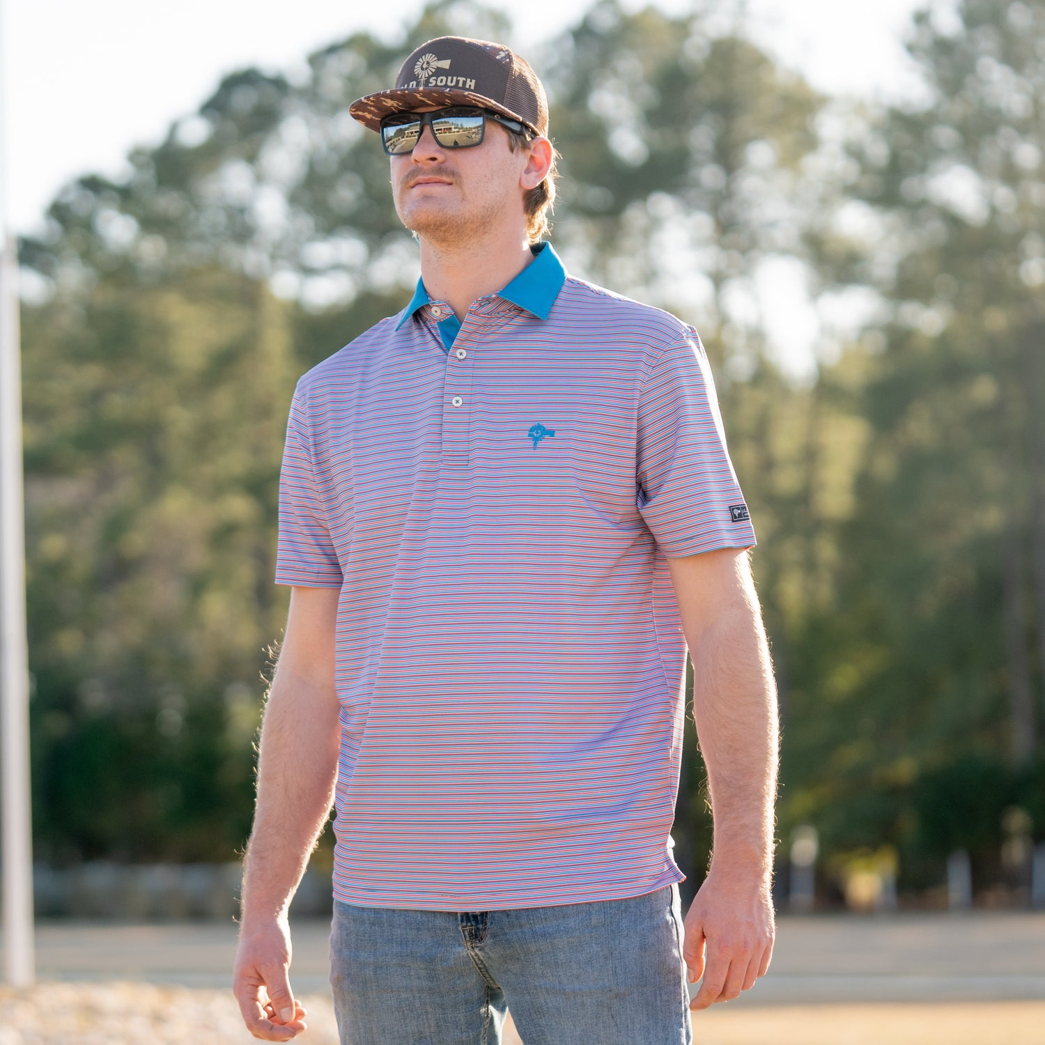 Rusty Microstripe - Performance Polo