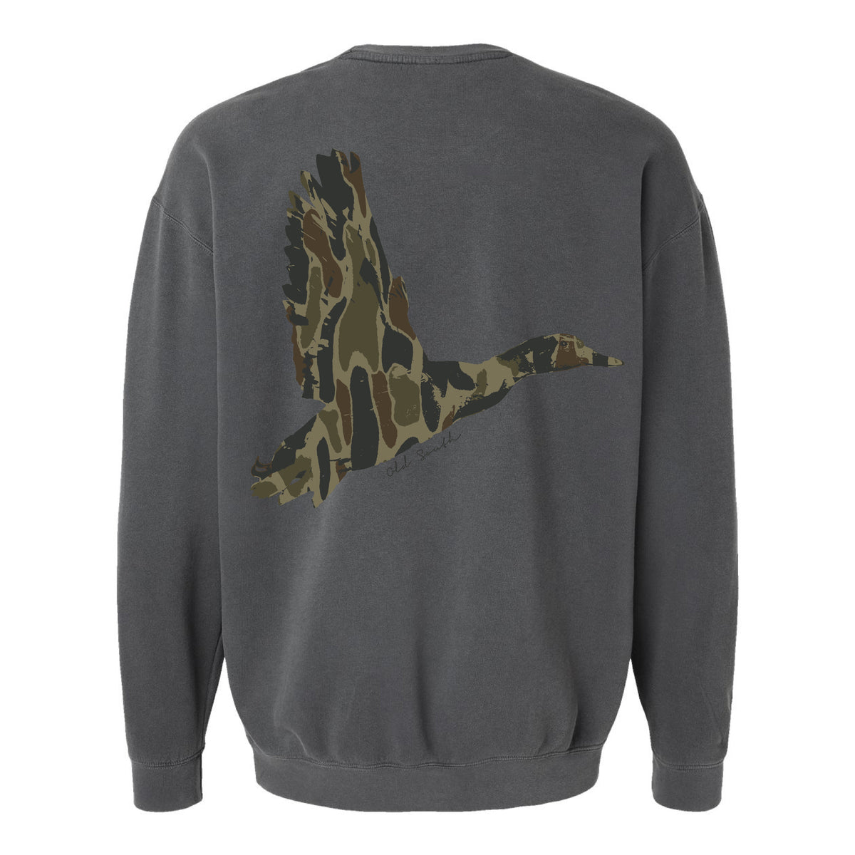 Duck Wings with Thicket Camo - Crewneck Sweatshirt