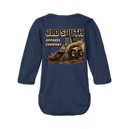 Skid Steer - Long Sleeve Onesie - Infant