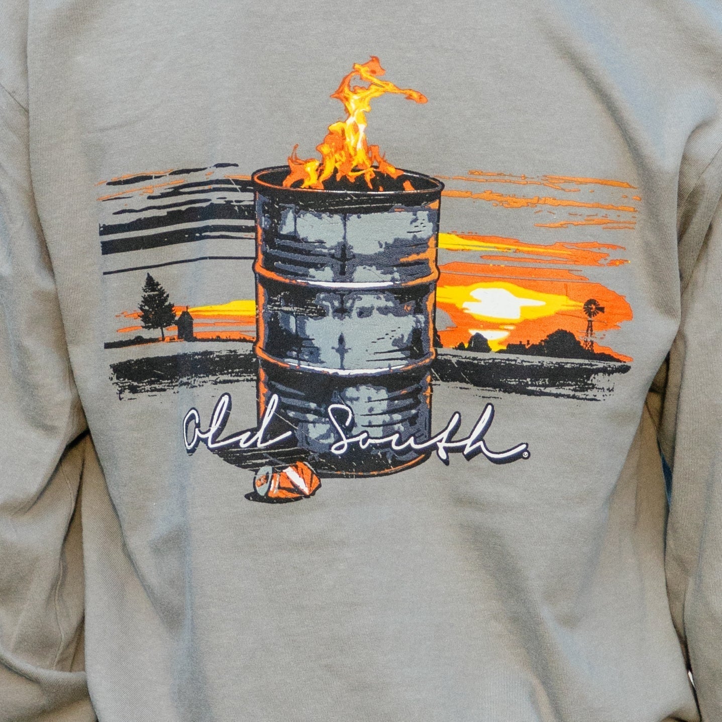 Barrel Fire - Long Sleeve - Old South Apparel