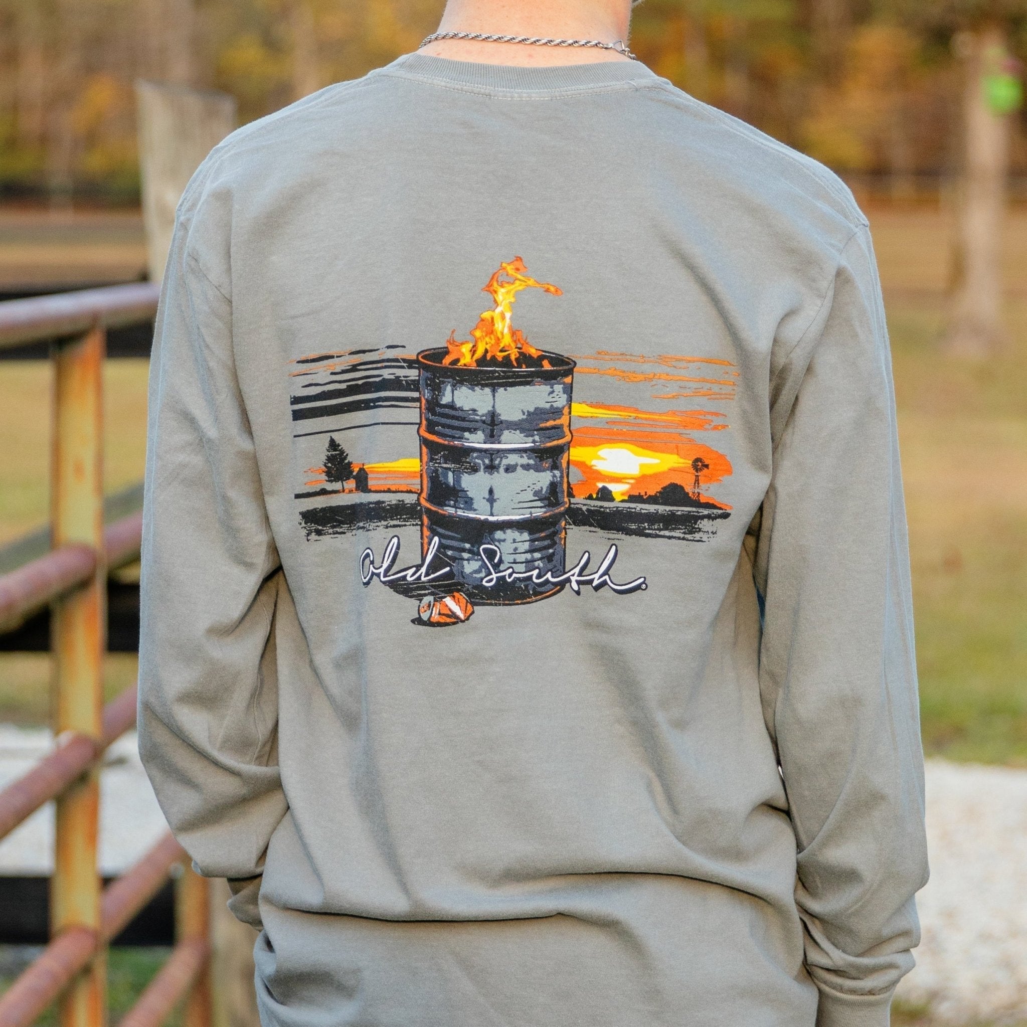 Barrel Fire - Long Sleeve - Old South Apparel