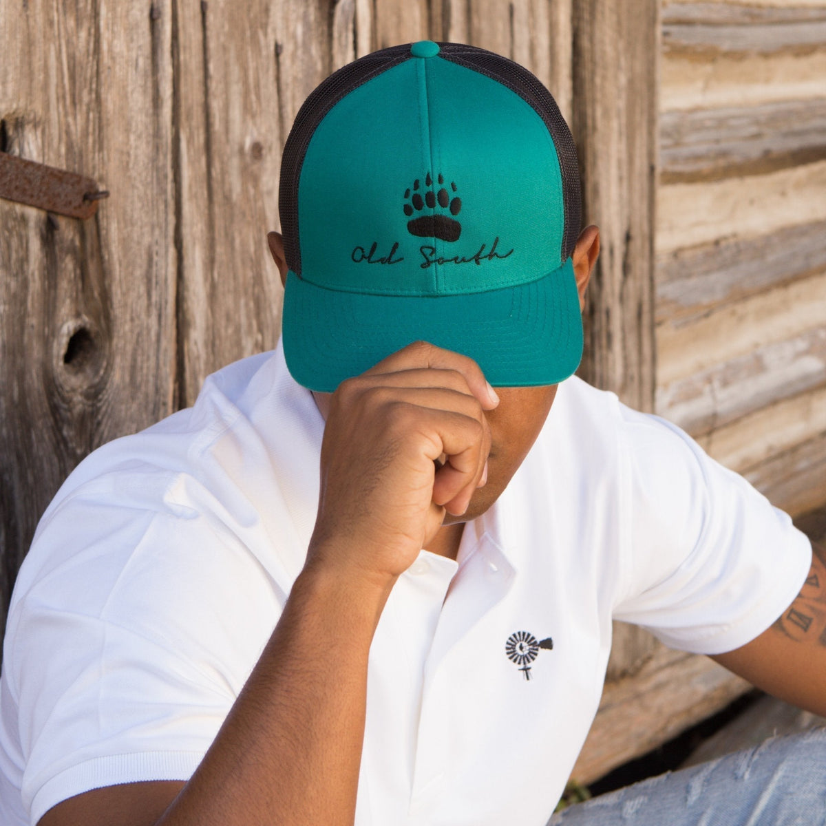 Bear Print - Trucker Hat - Old South Apparel