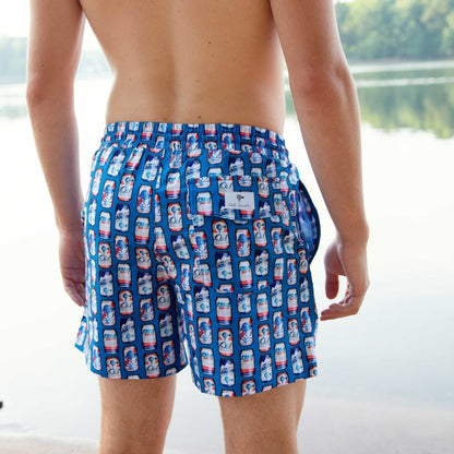 Beer Me - Soft Mesh Swim Trunks - Old South Apparel