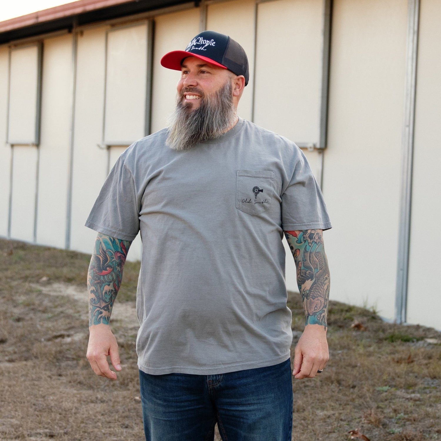 Blackbeard Silhouette - Short Sleeve - Old South Apparel