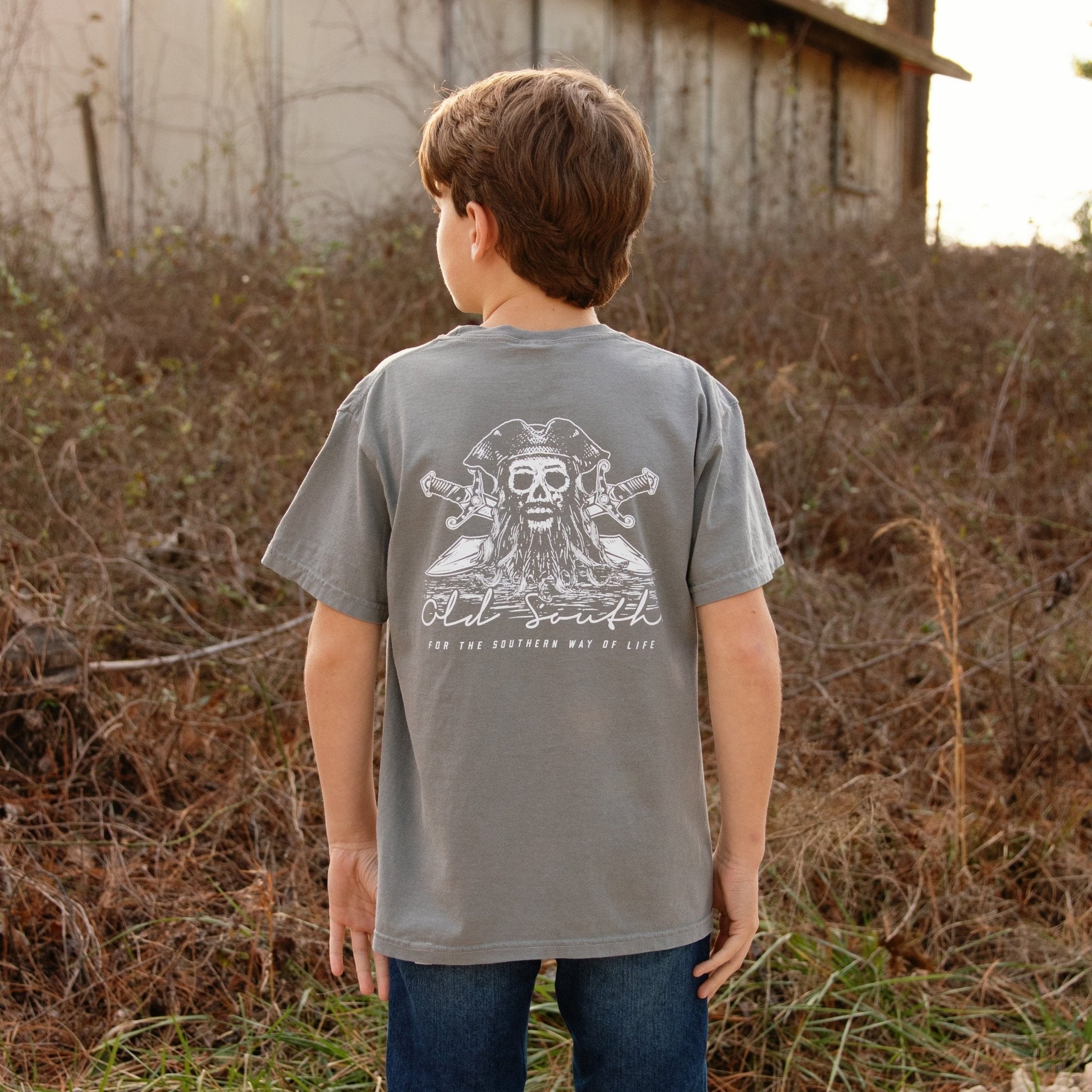 Blackbeard Silhouette - Short Sleeve - Youth - Old South Apparel