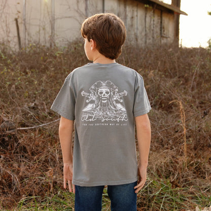 Blackbeard Silhouette - Short Sleeve - Youth - Old South Apparel