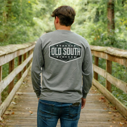 Blackout Camo Logo - Long Sleeve - Old South Apparel