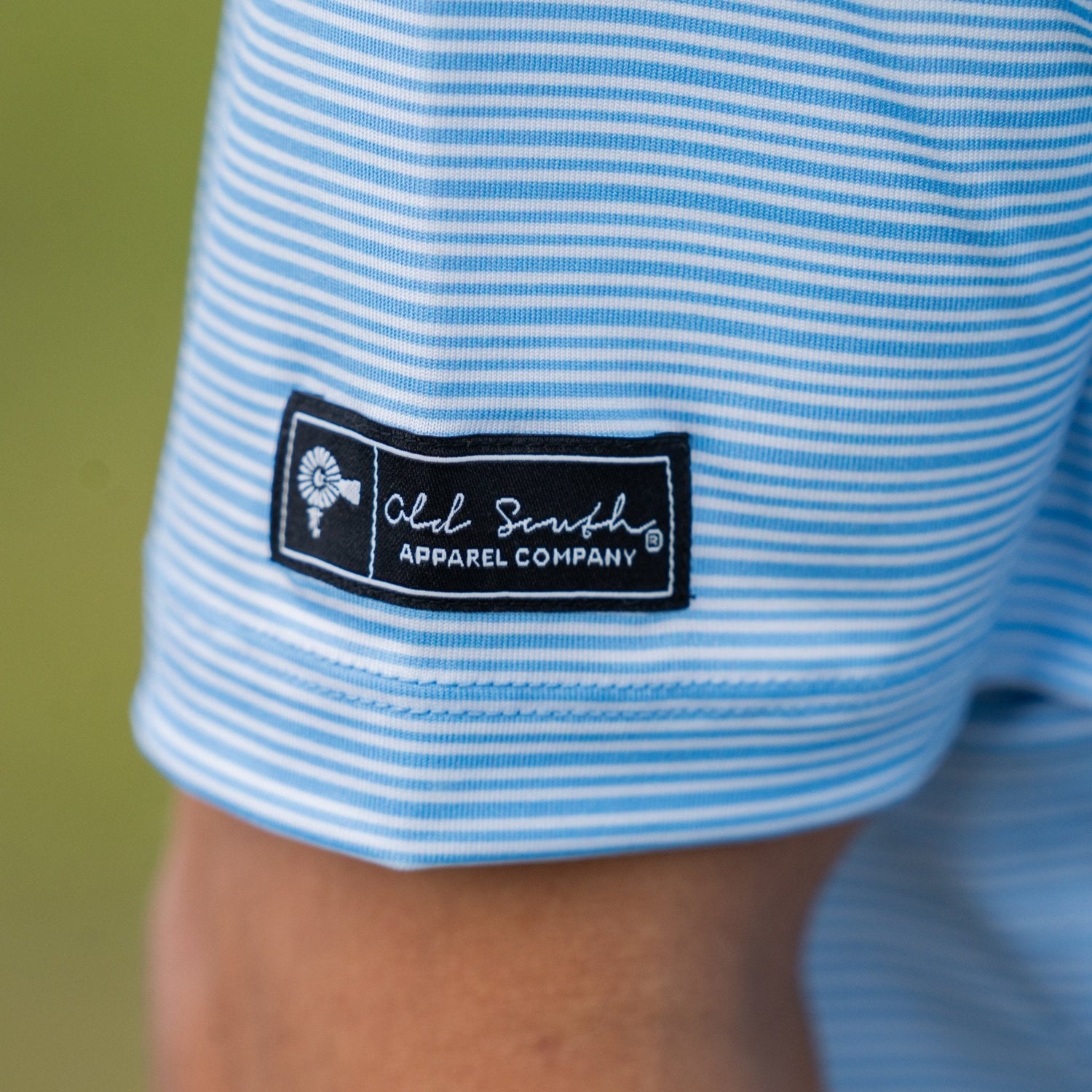 Blue Sky Stripe - Performance Polo - Old South Apparel