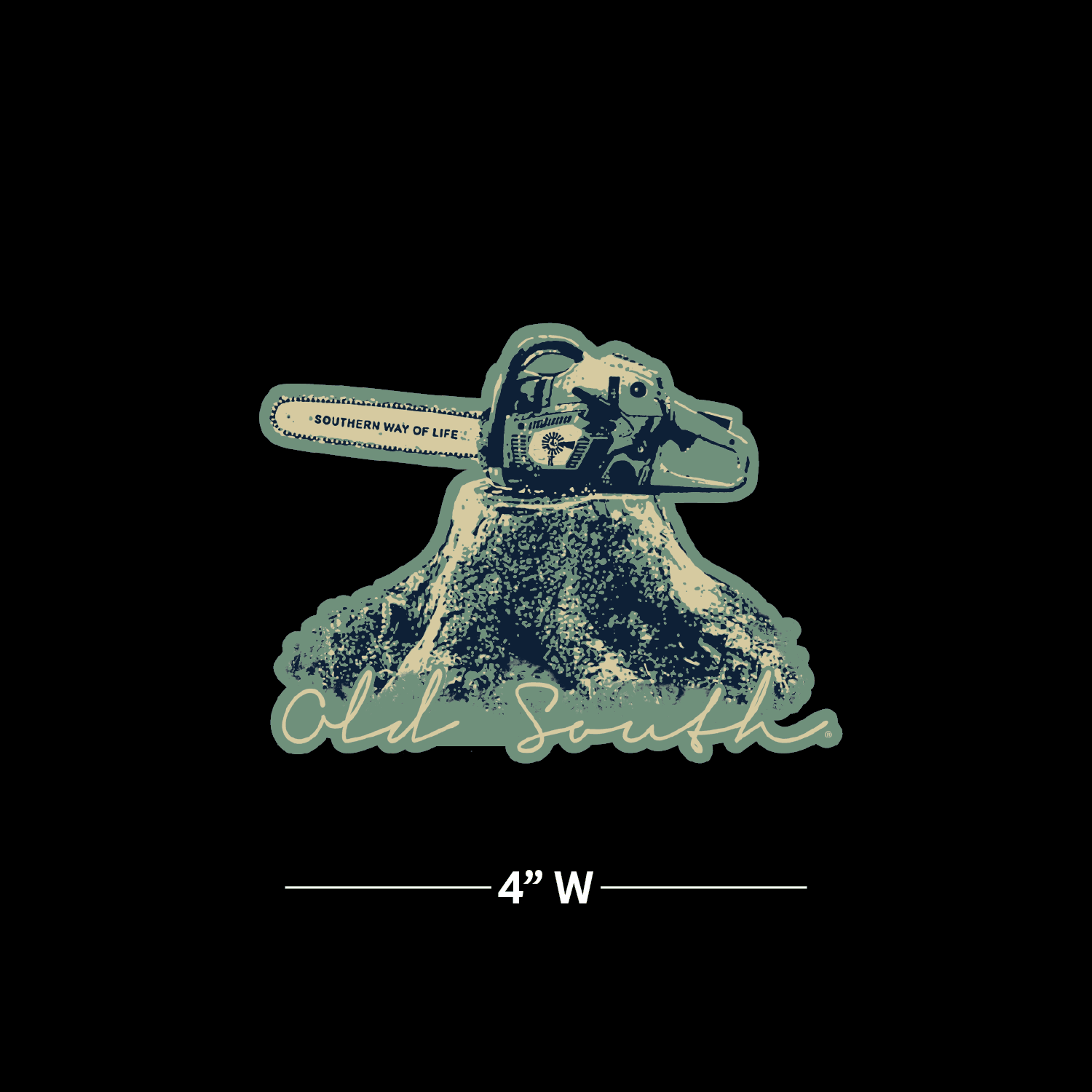Chainsaw - Decal - Old South Apparel