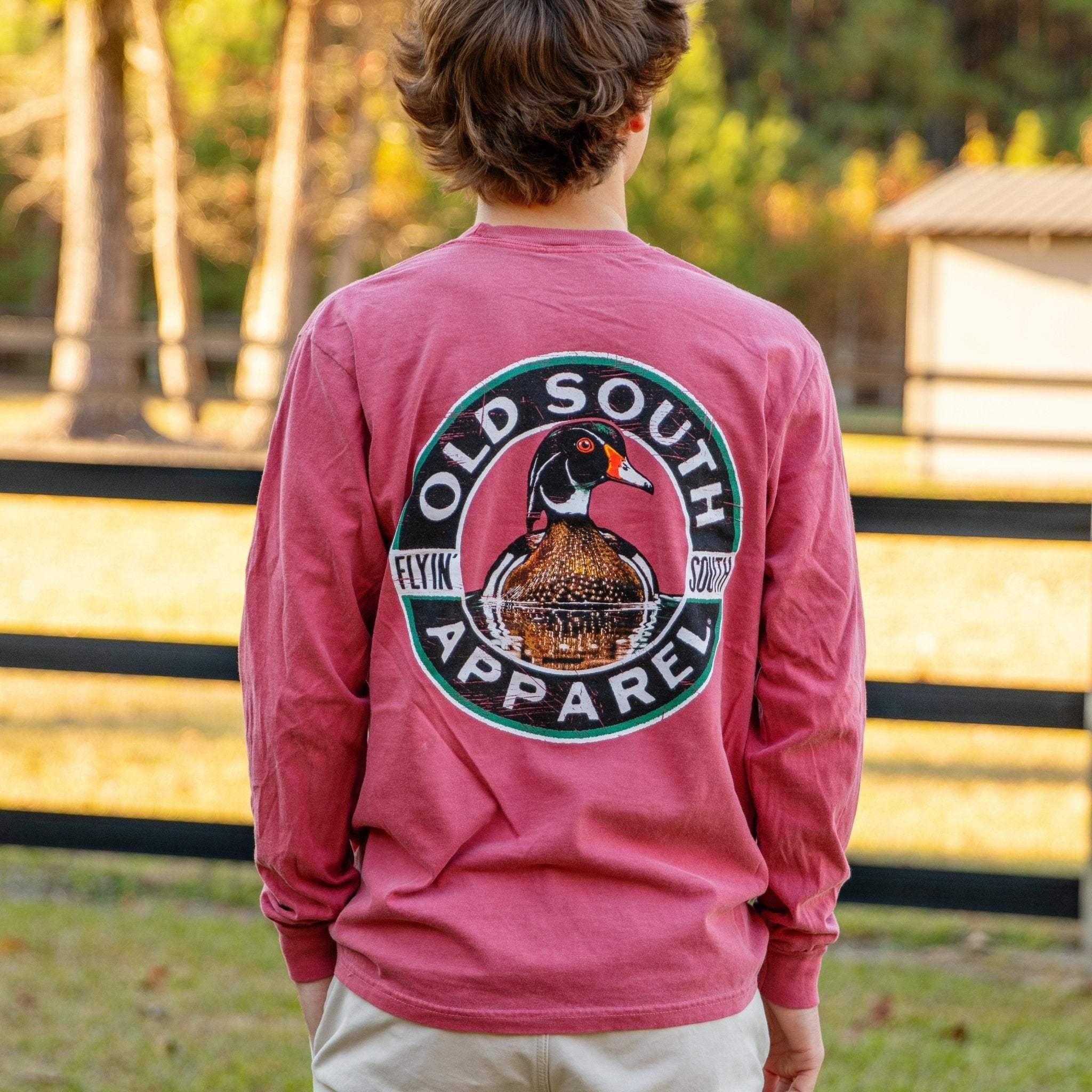 Circled Woodie - Long Sleeve - Old South Apparel