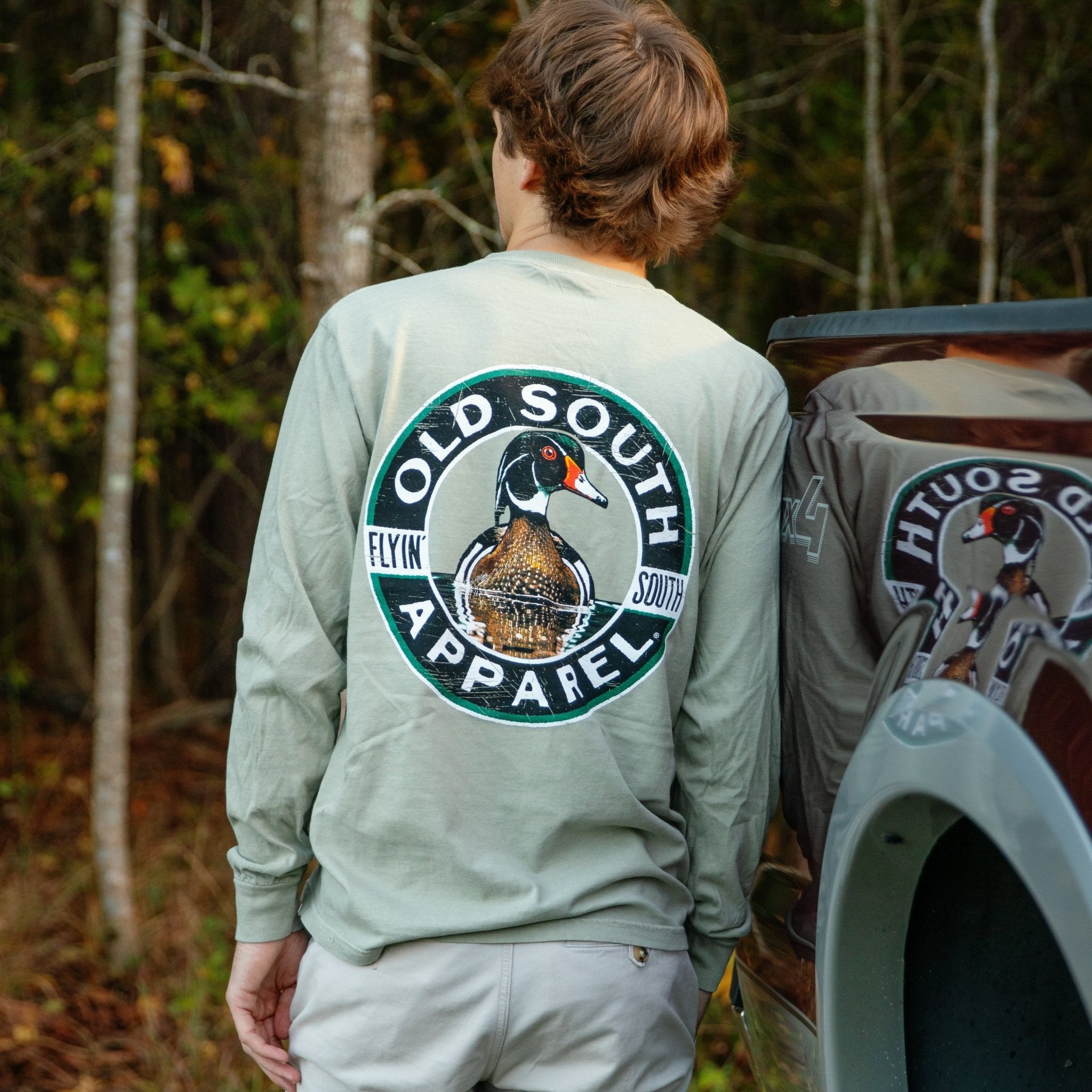 Circled Woodie - Long Sleeve - Old South Apparel