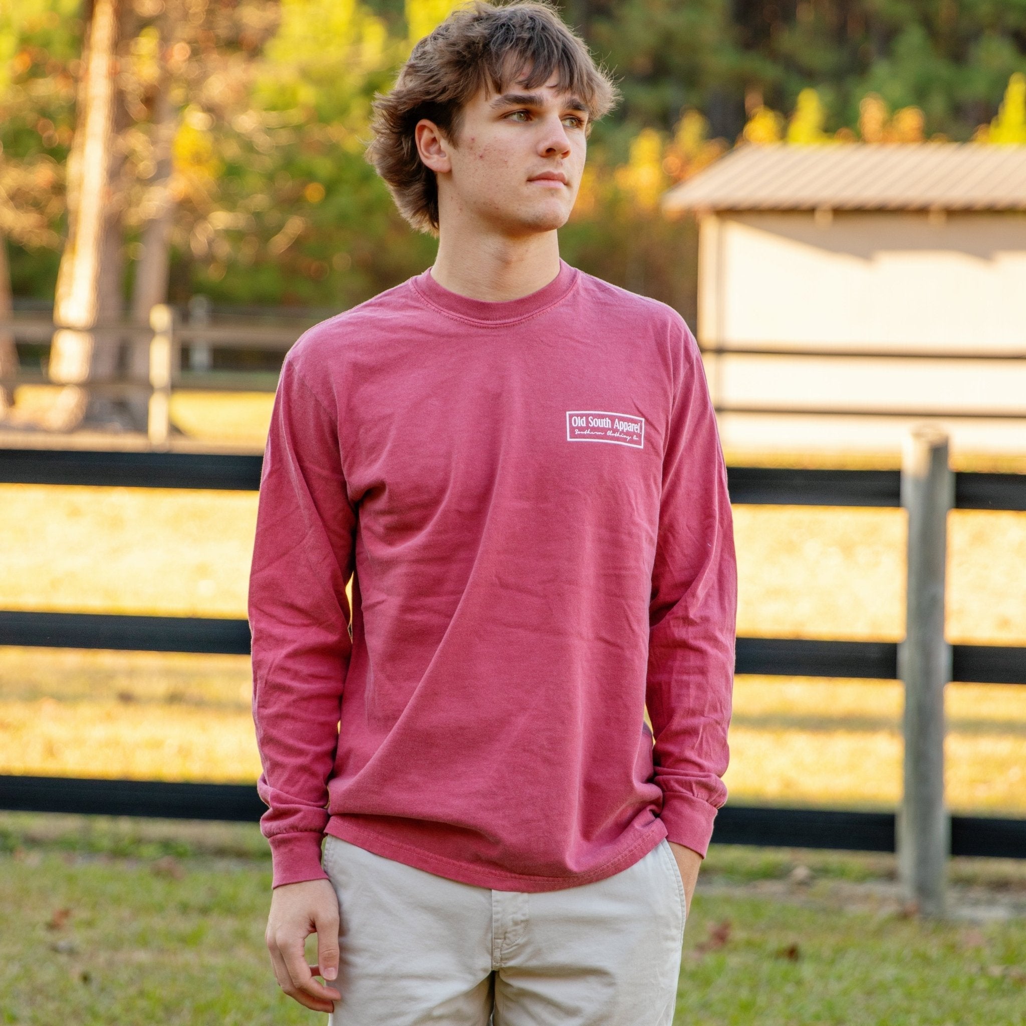 Circled Woodie - Long Sleeve - Old South Apparel