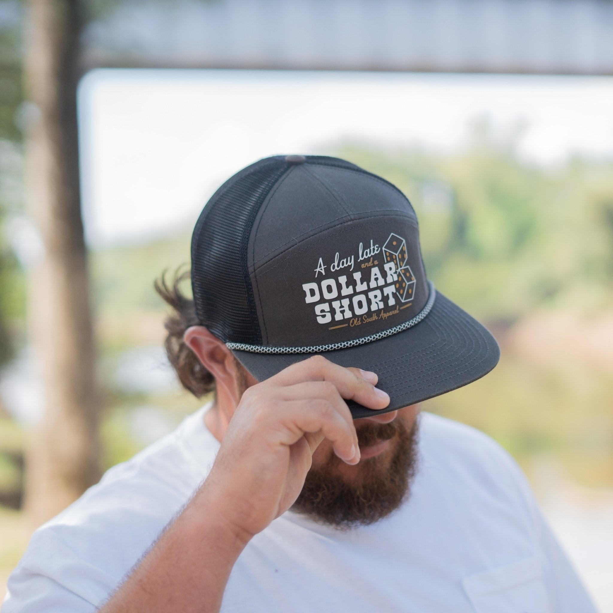 Day Late Dollar Short - Trucker Hat - Old South Apparel