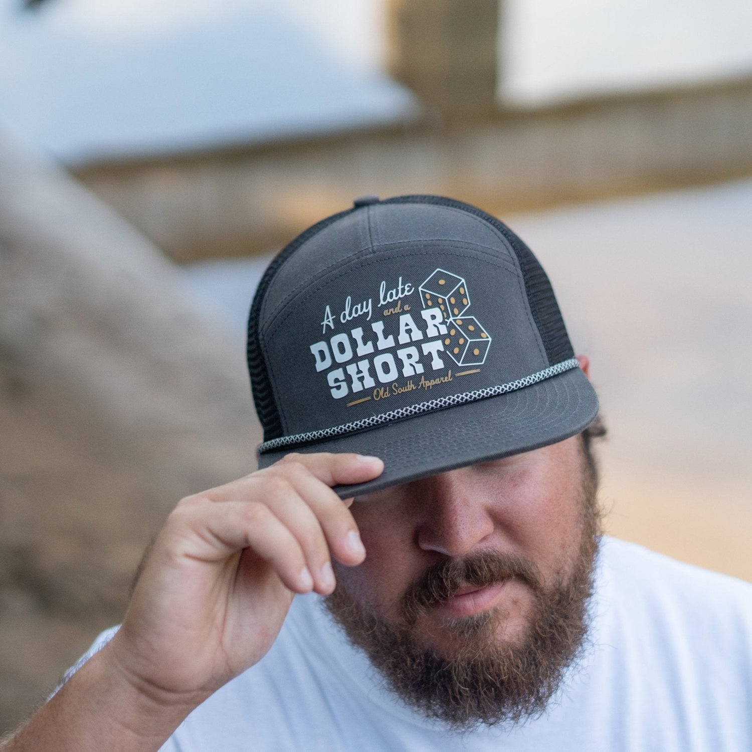 Day Late Dollar Short - Trucker Hat - Old South Apparel