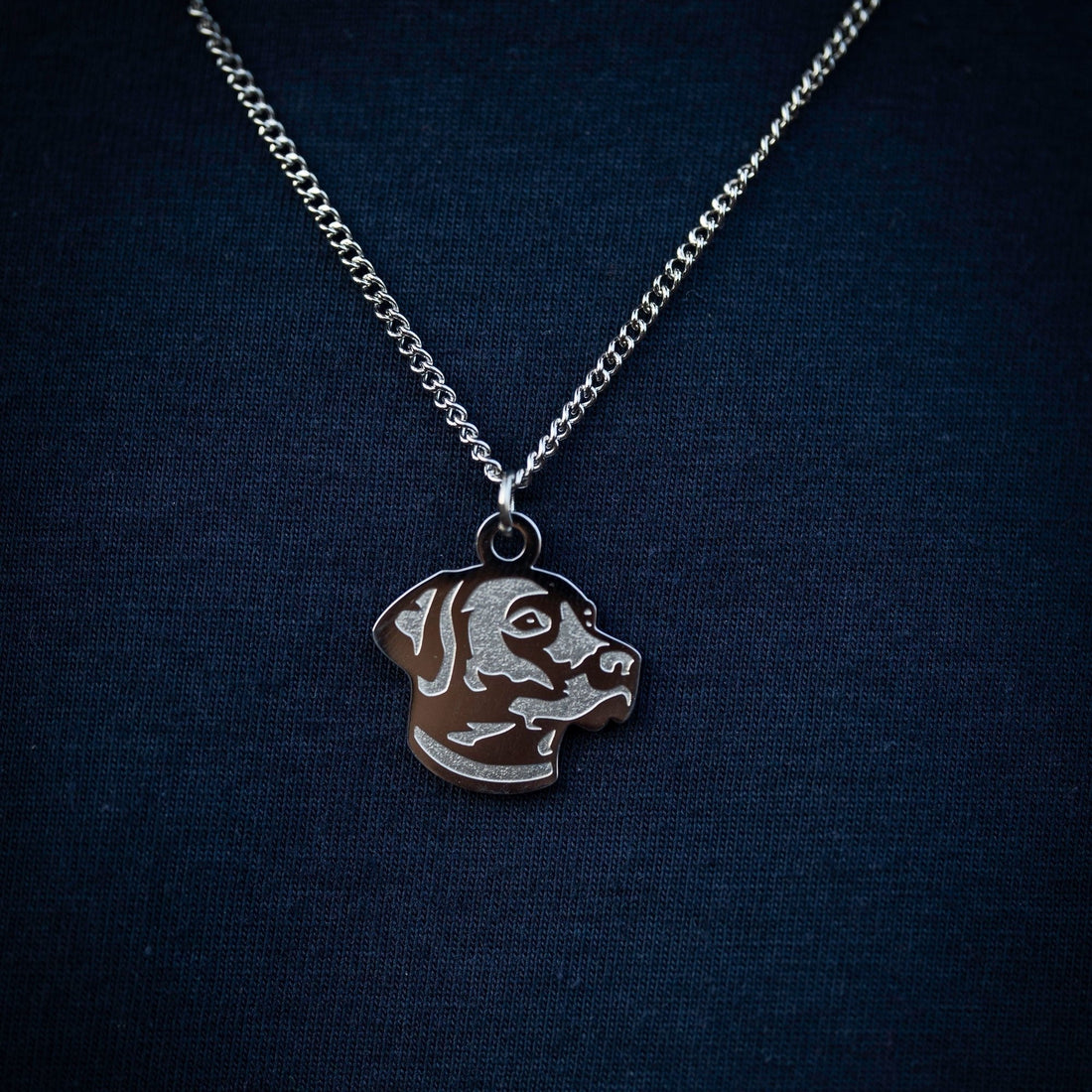 Dog - Stainless Steel Necklace and Pendant - Old South Apparel