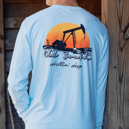 Drillin Deep - Long Sleeve - Old South Apparel