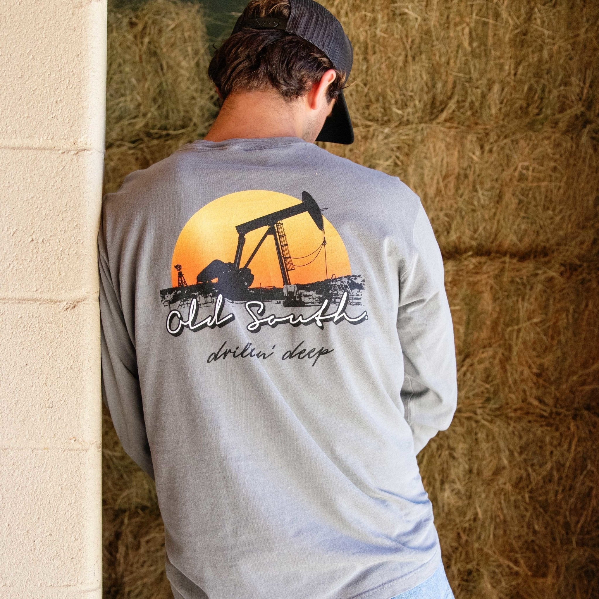 Drillin Deep - Long Sleeve - Old South Apparel