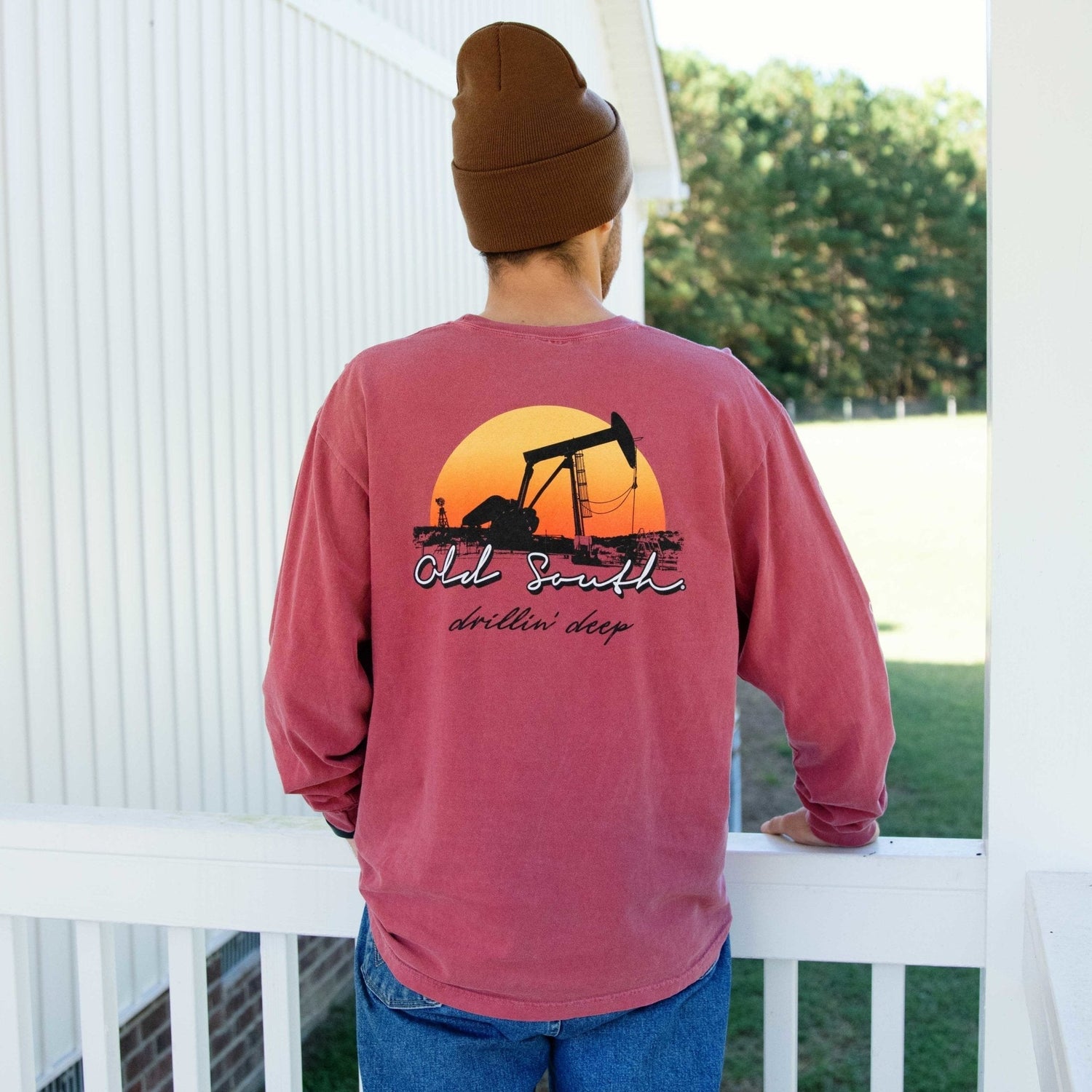 Drillin Deep - Long Sleeve - Old South Apparel