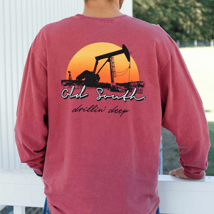 Drillin Deep - Long Sleeve - Old South Apparel