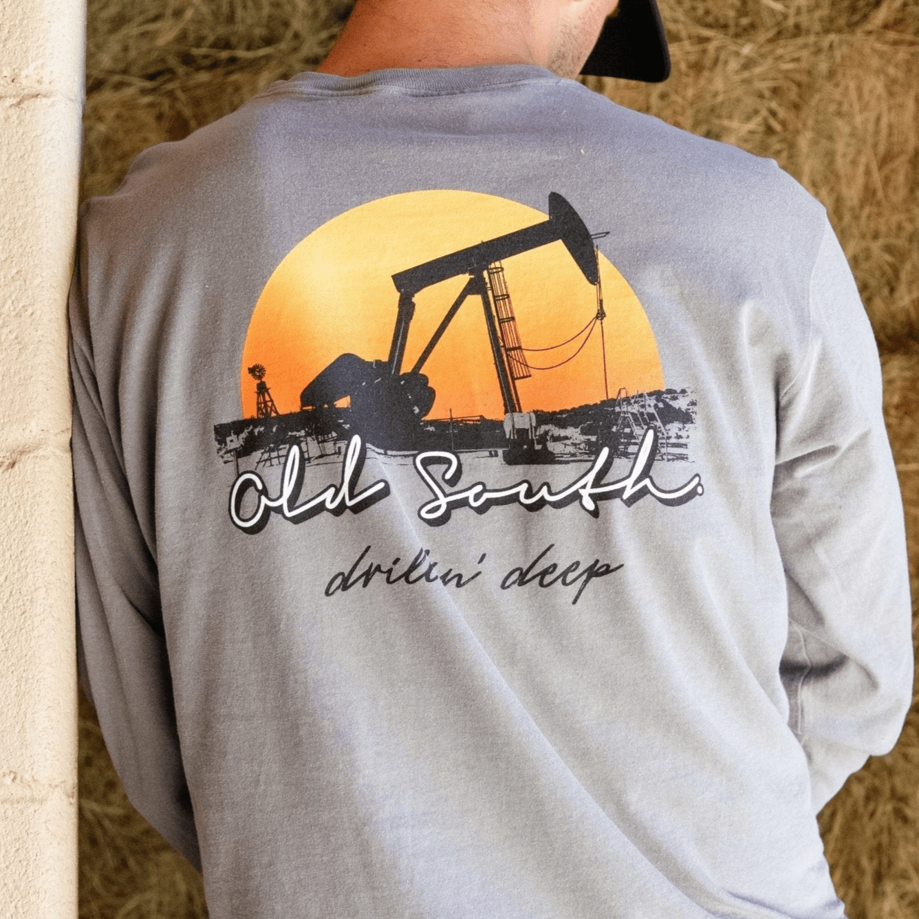 Drillin Deep - Long Sleeve - Old South Apparel