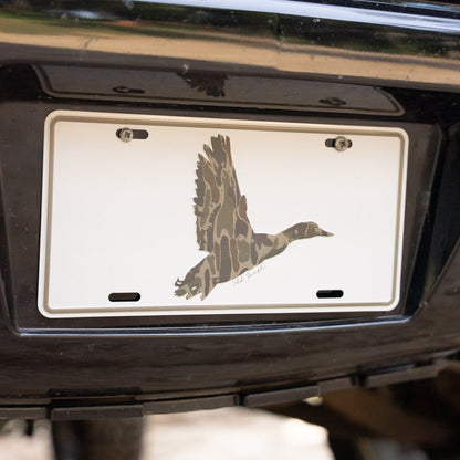 Duck Wings Thicket Camo - License Plate - Old South Apparel
