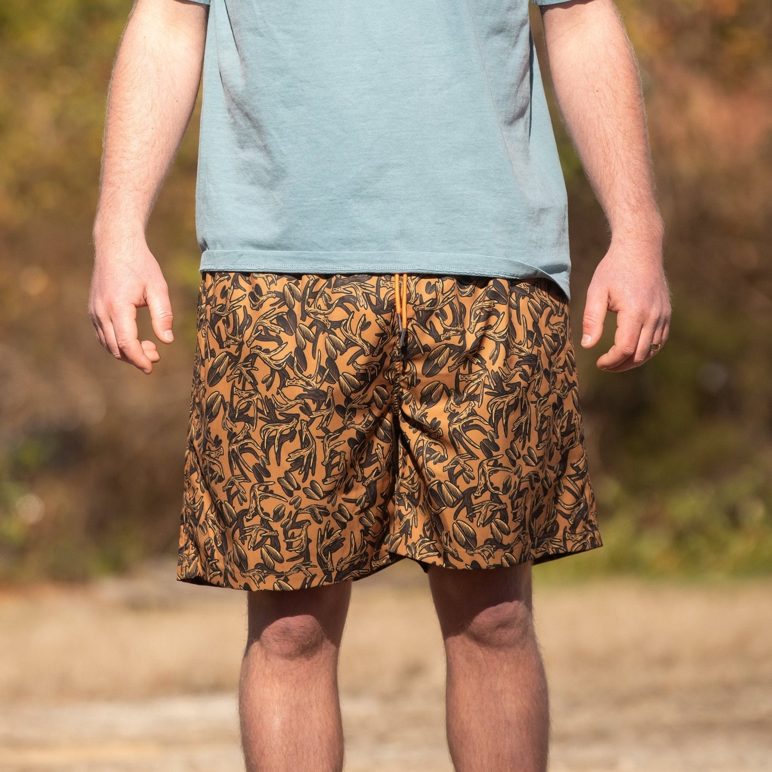 ETA (4/15) Antlers &amp; Tracks - Lined Swim Trunks - Old South Apparel
