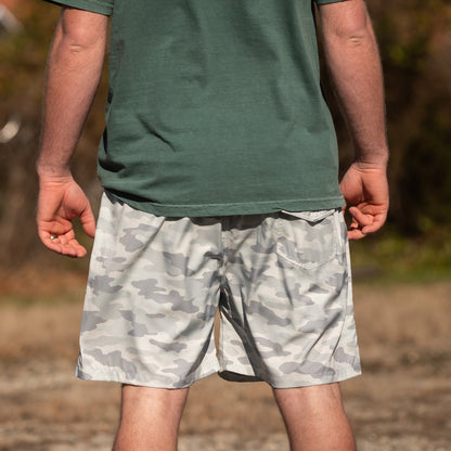 ETA (4/15) Whiteout Camo - Lined Swim Trunks - Old South Apparel
