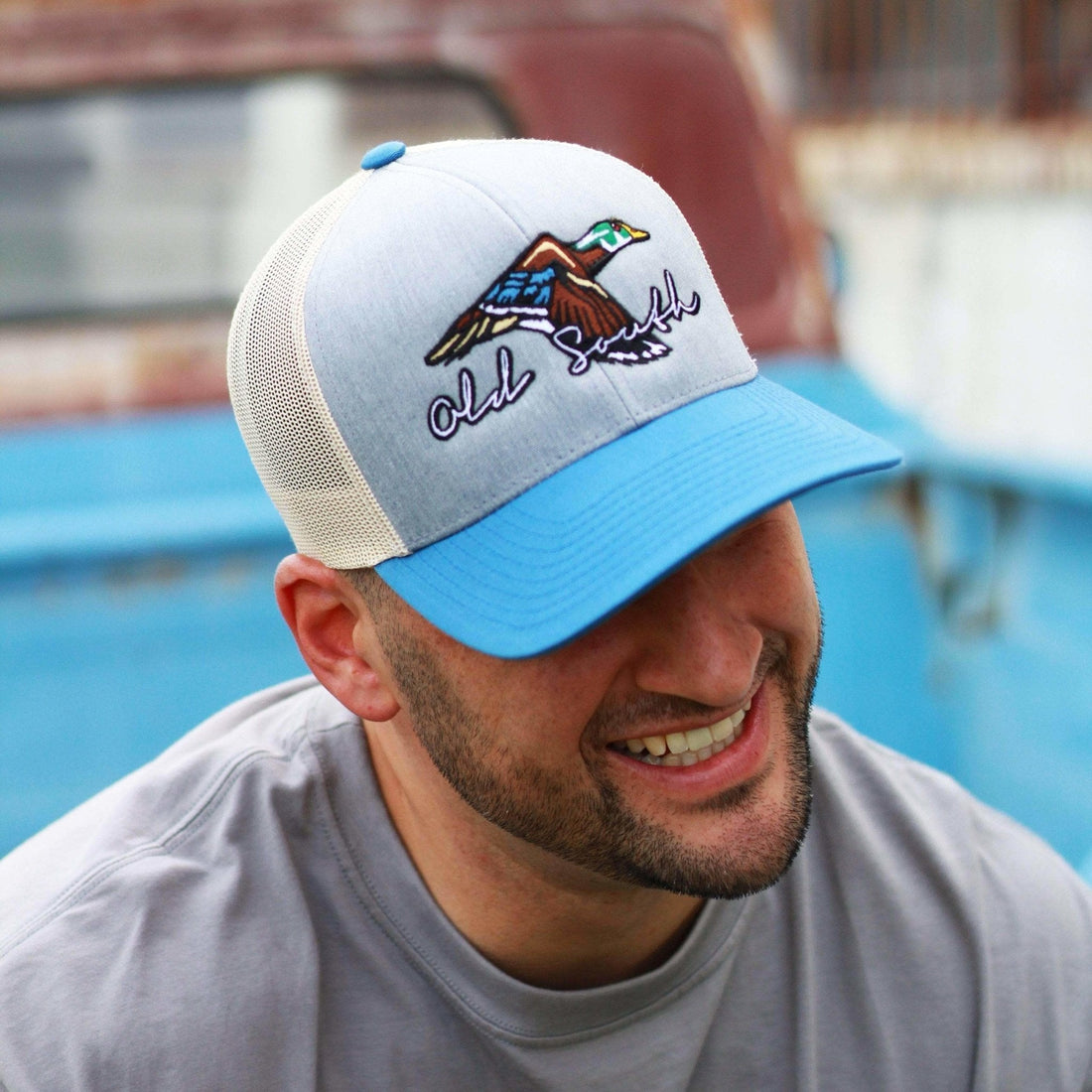 Flying Wood Duck - Trucker Hat - Old South Apparel